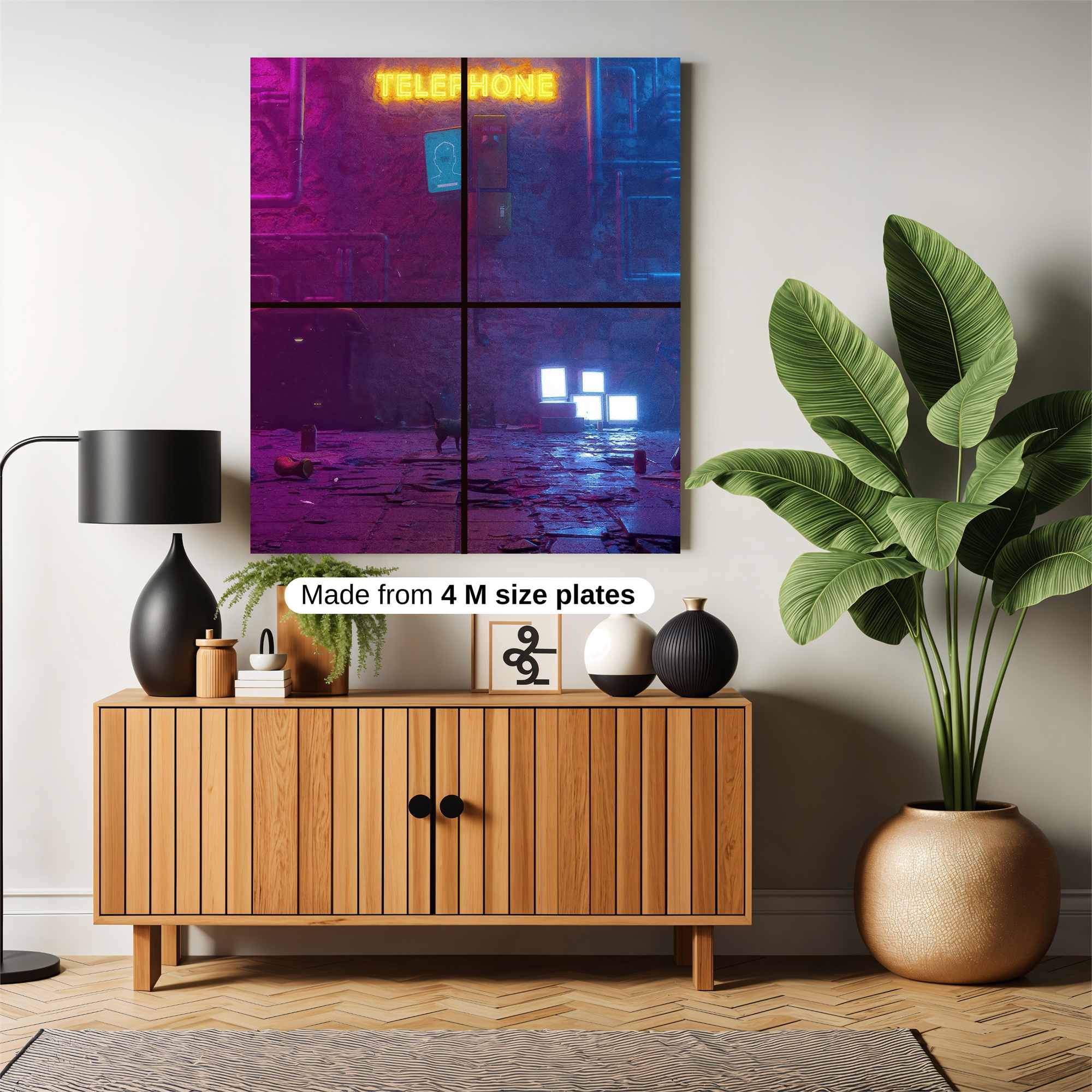 Neon Decay Safe Wall Magnetic / M