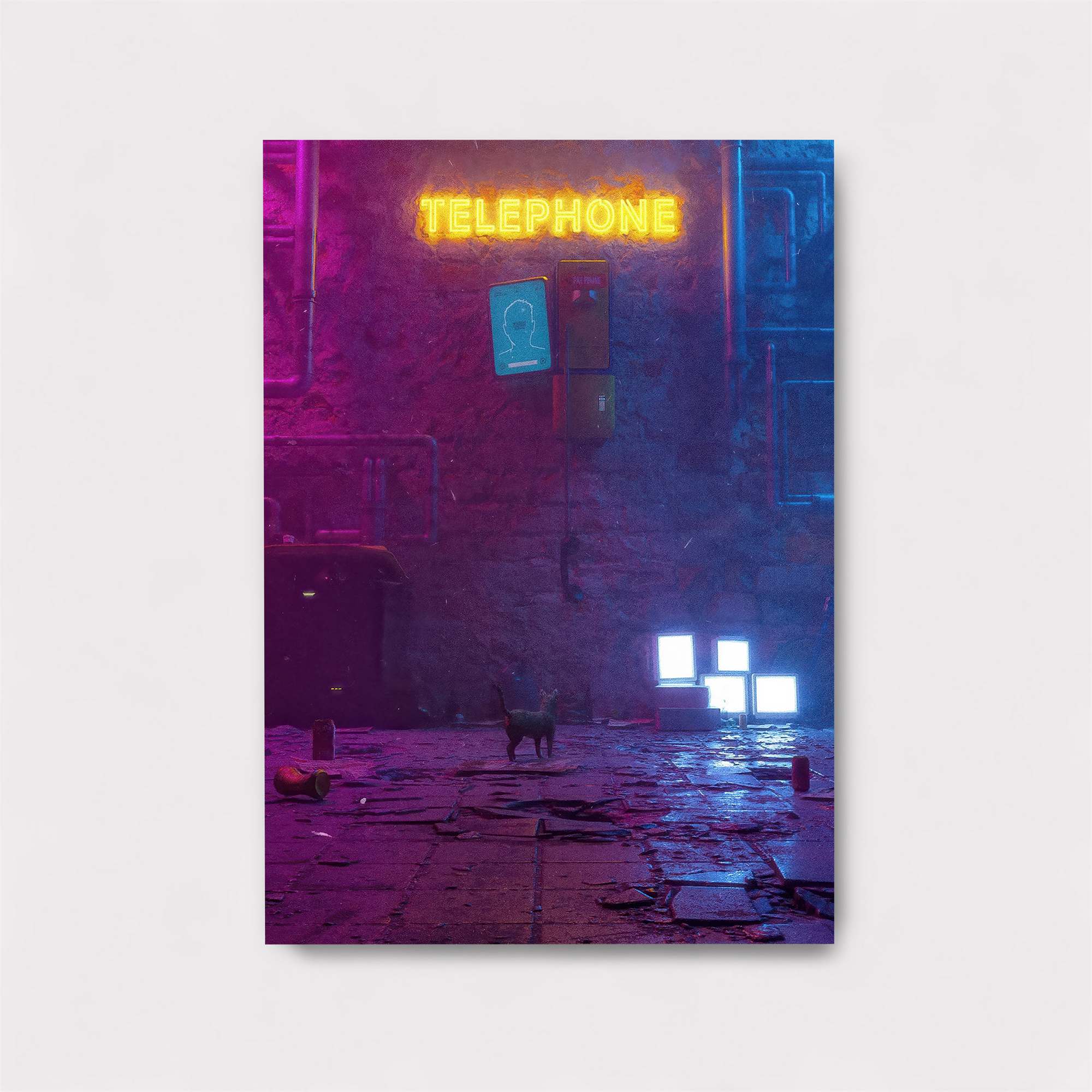 Neon Decay Safe Wall Magnetic / M