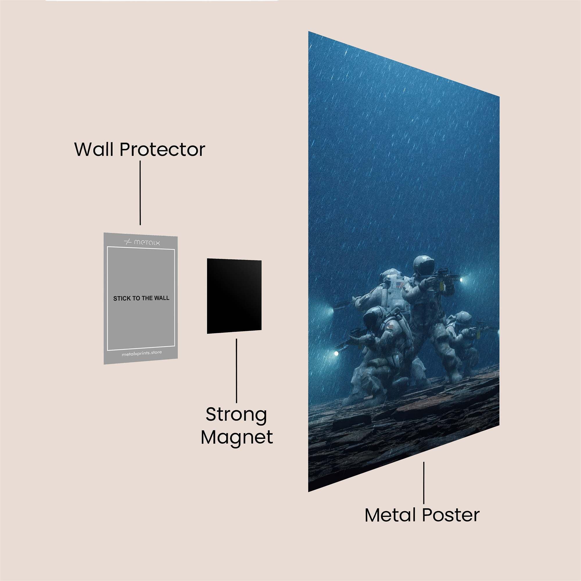 AquaGuardians Safe Wall Magnetic / M