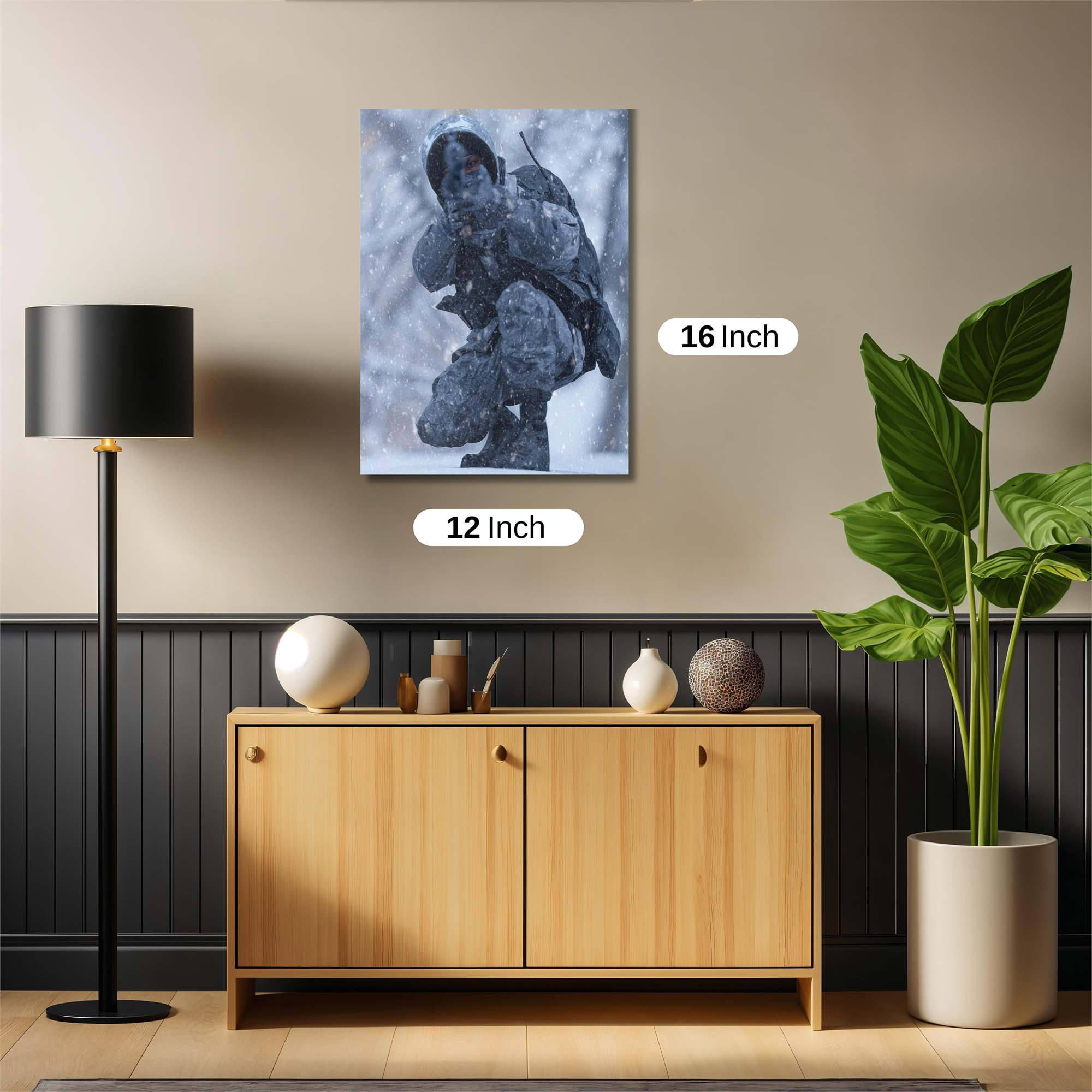 Soldier Blizzard Safe Wall Magnetic / M