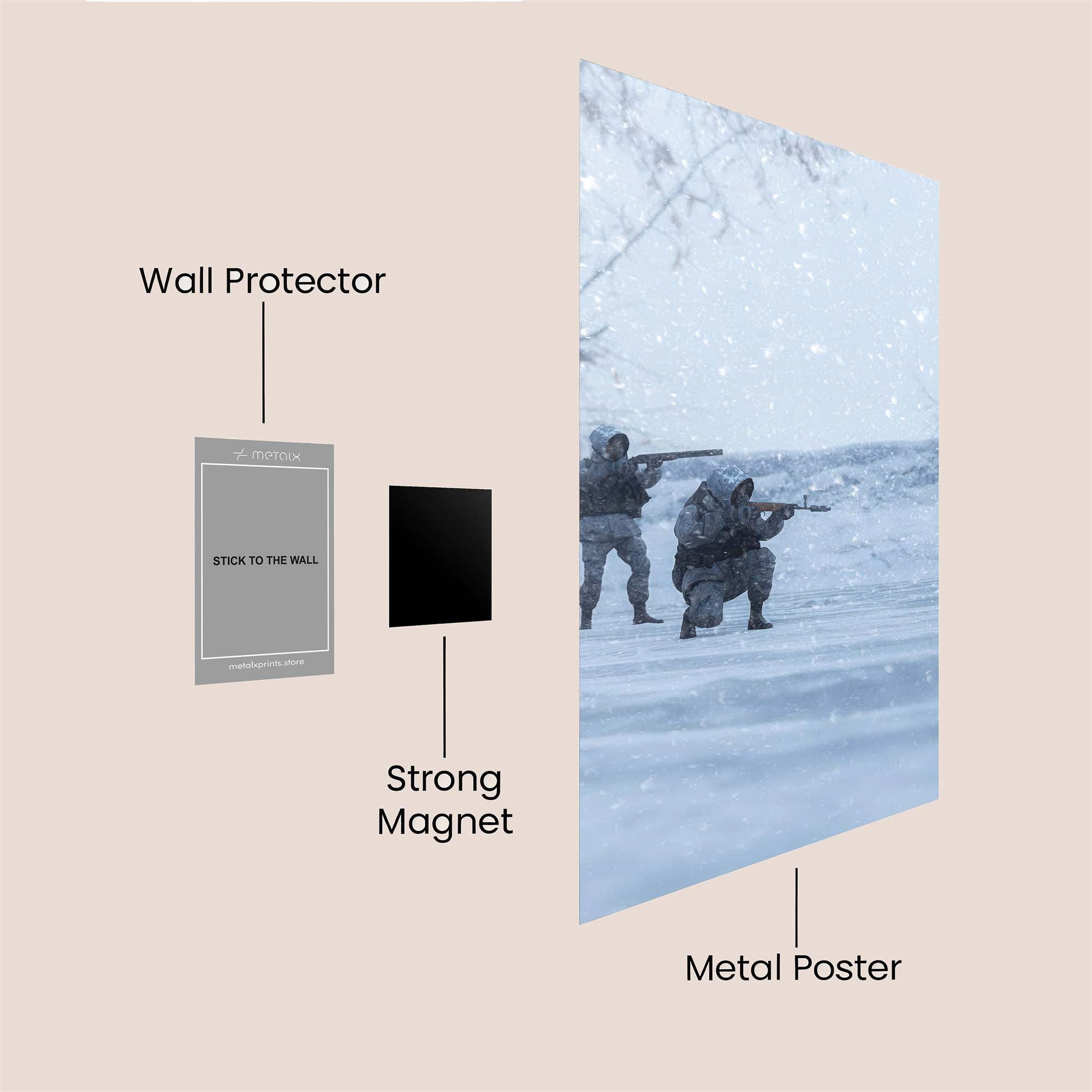 Winter Stealth Safe Wall Magnetic / M