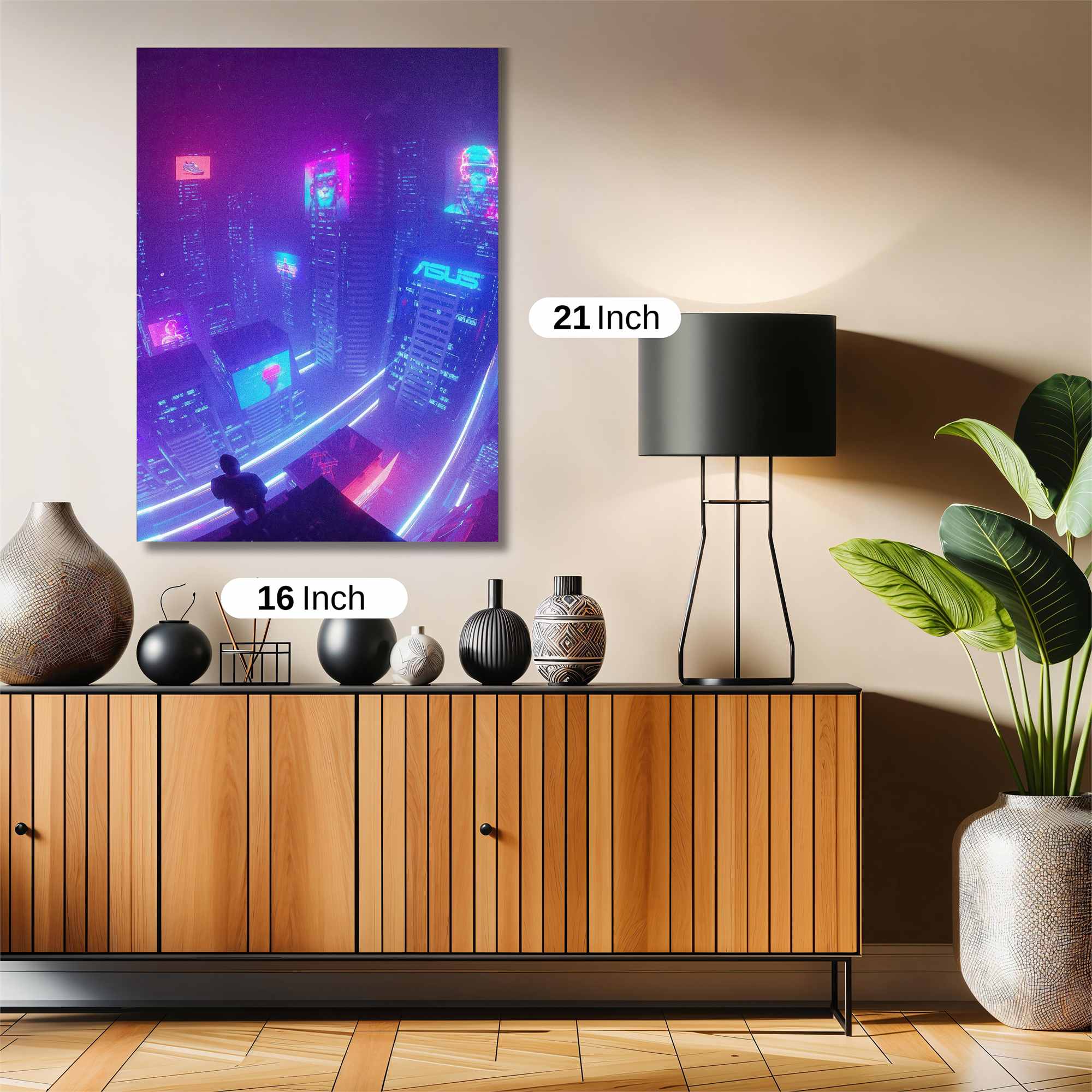 Cyberpunk Solitude Safe Wall Magnetic / M