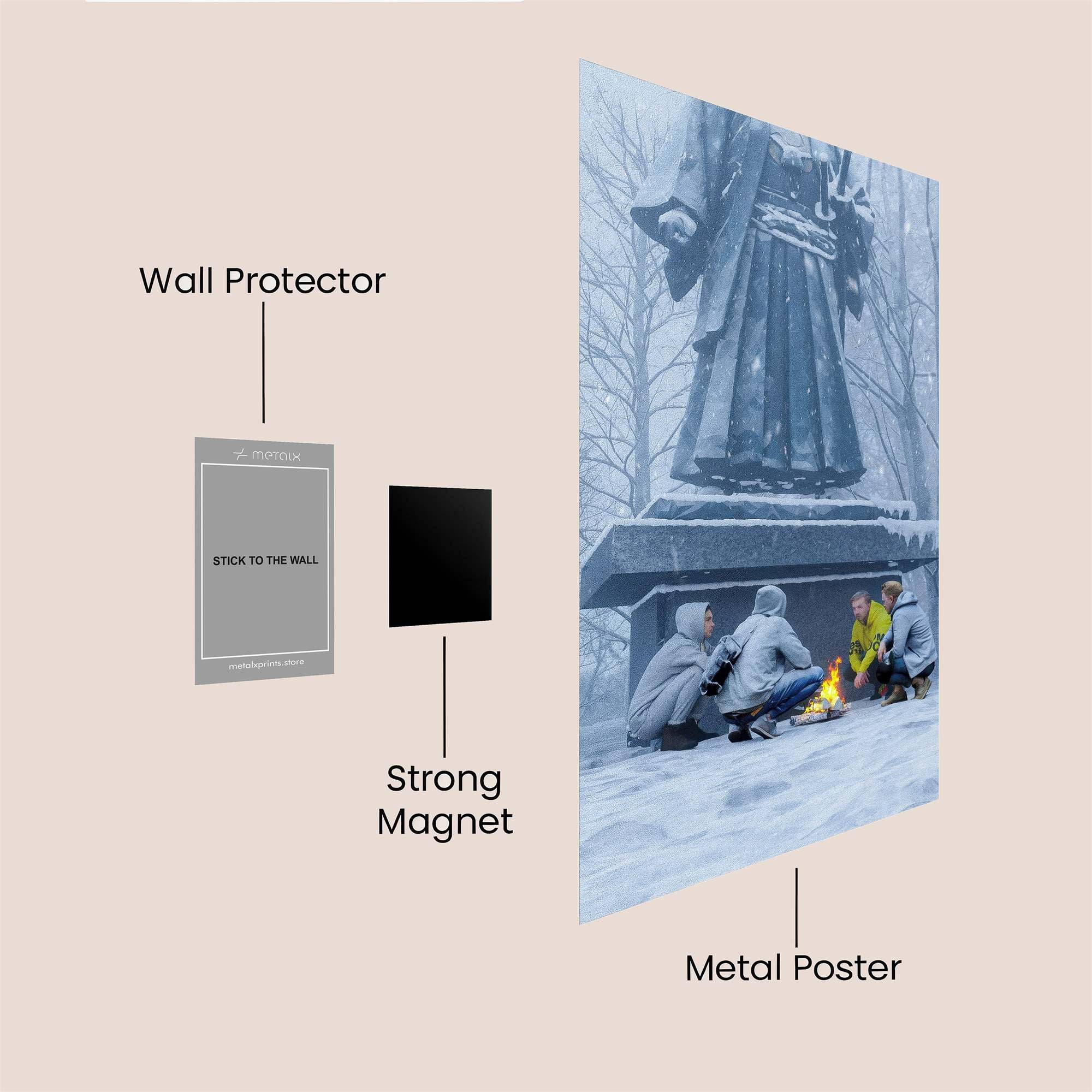 Samurai Serenity Safe Wall Magnetic / M