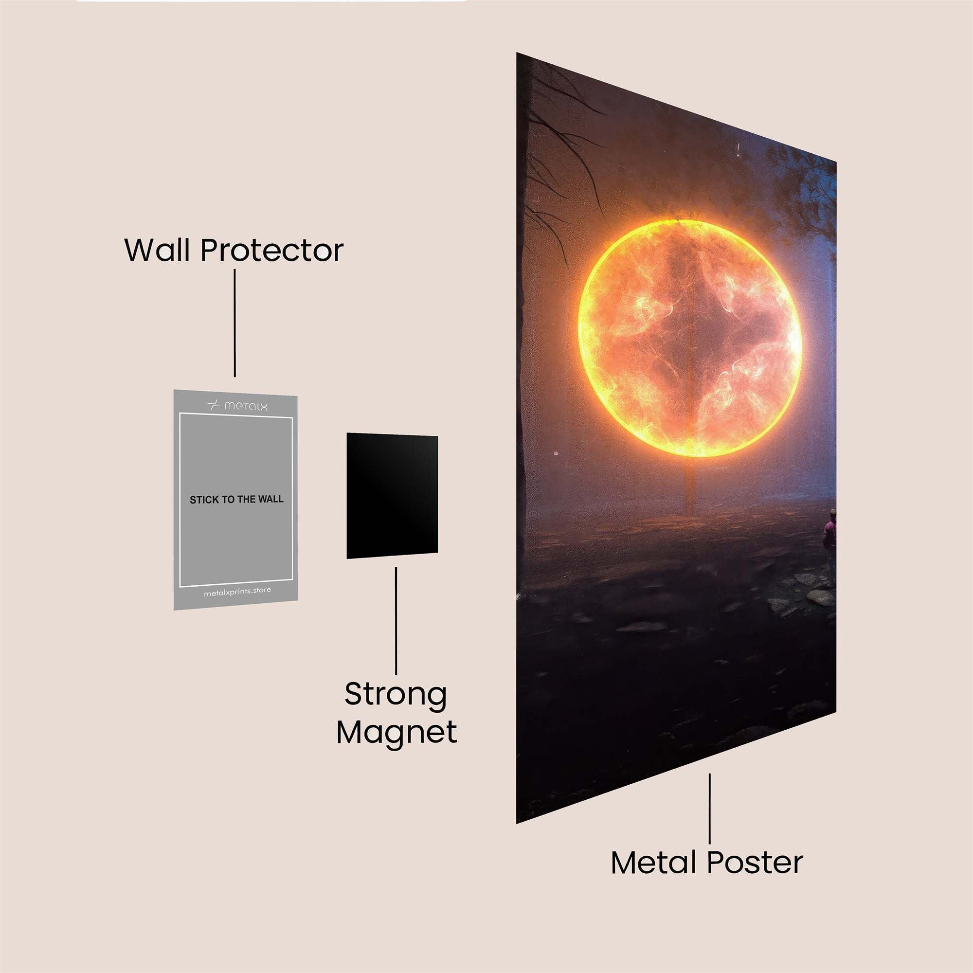 Portal Enigma Safe Wall Magnetic / M
