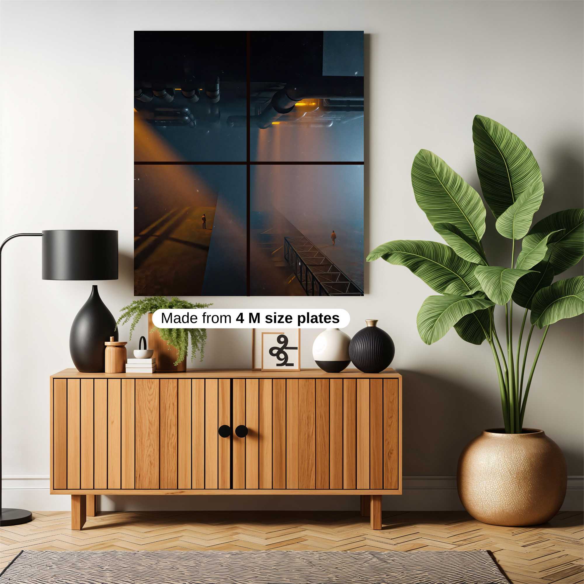 Foggy Solitude Safe Wall Magnetic / M