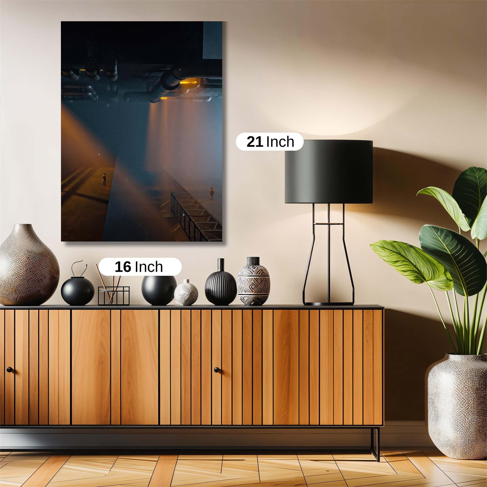 Foggy Solitude Safe Wall Magnetic / M