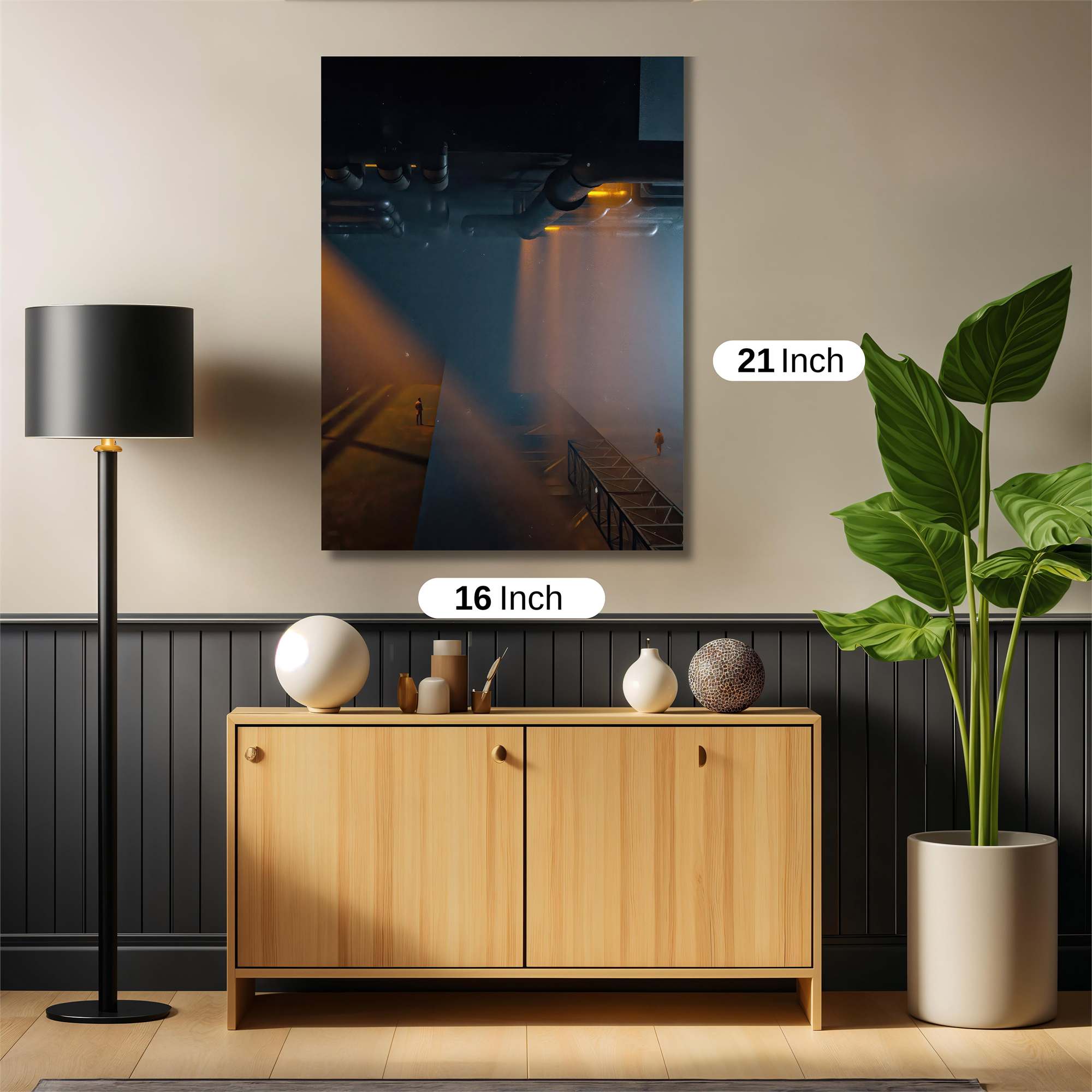 Foggy Solitude Safe Wall Magnetic / M