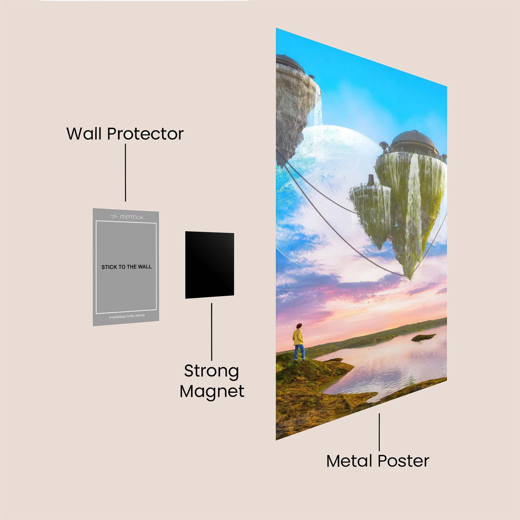 Skyward Serenity Safe Wall Magnetic / M