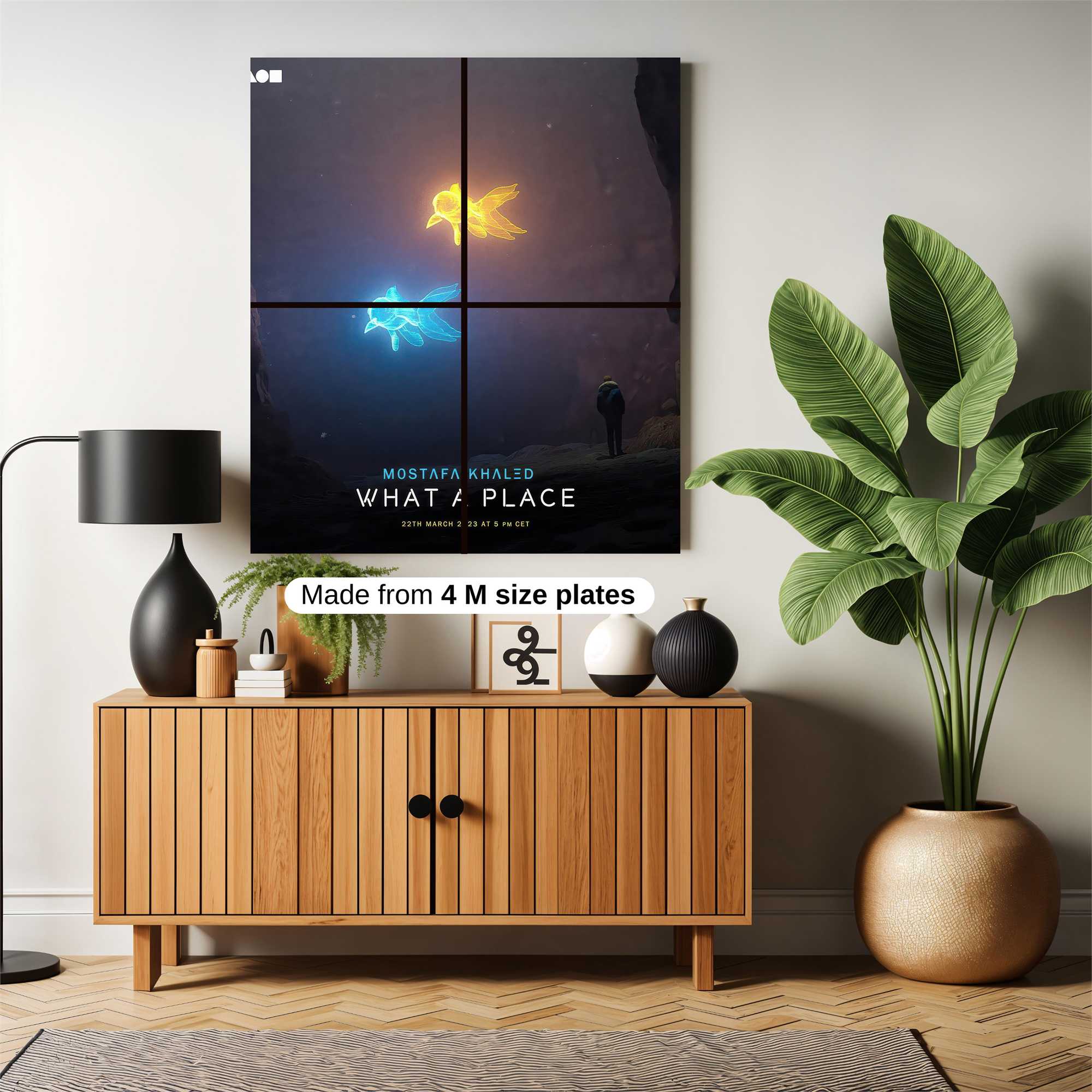 Glowing Serenity Safe Wall Magnetic / M