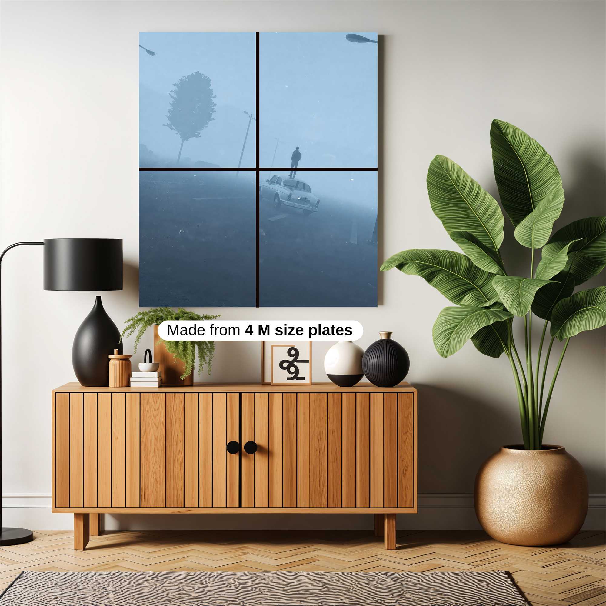 Fogbound Solitude Safe Wall Magnetic / M