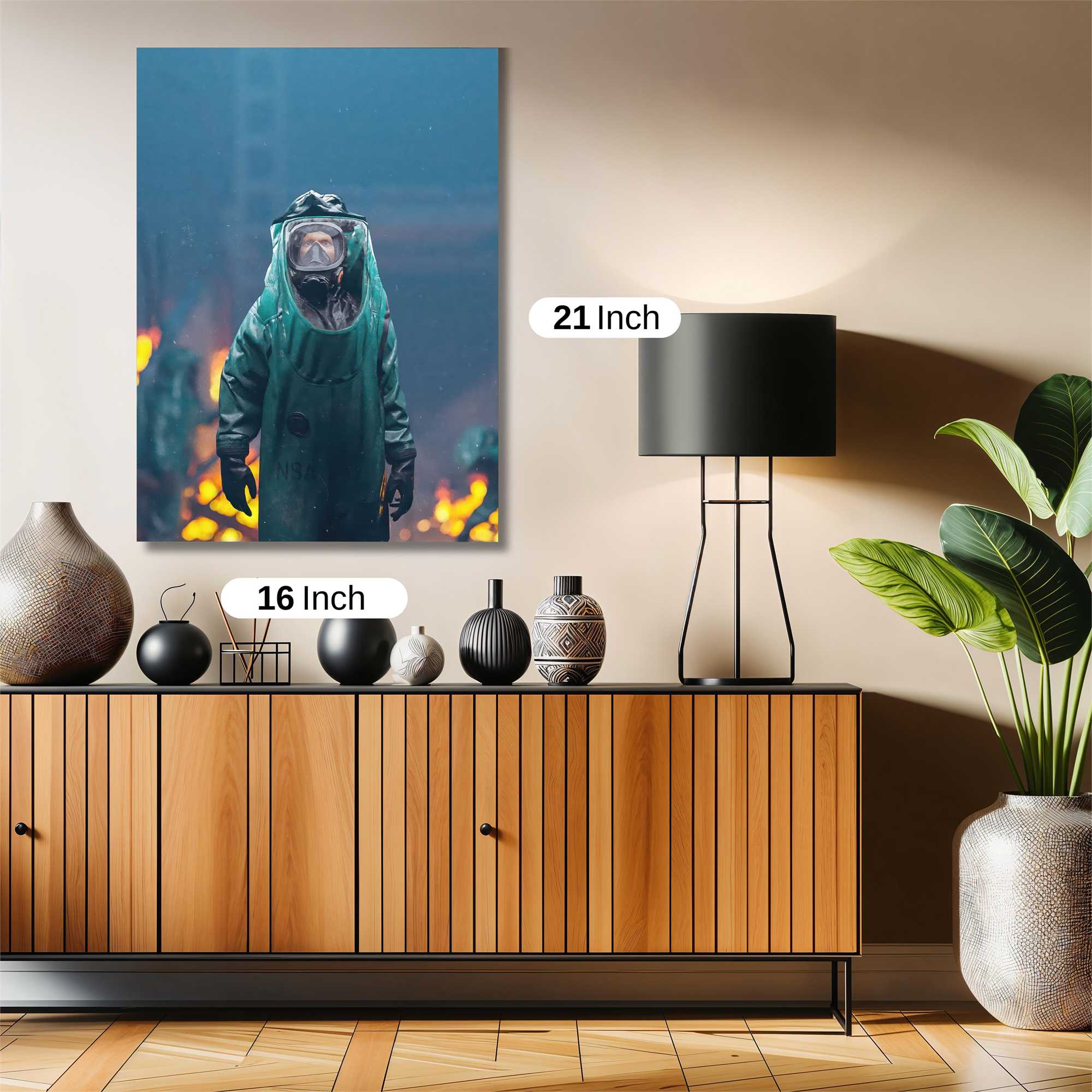 Hazmat Gloom Safe Wall Magnetic / M