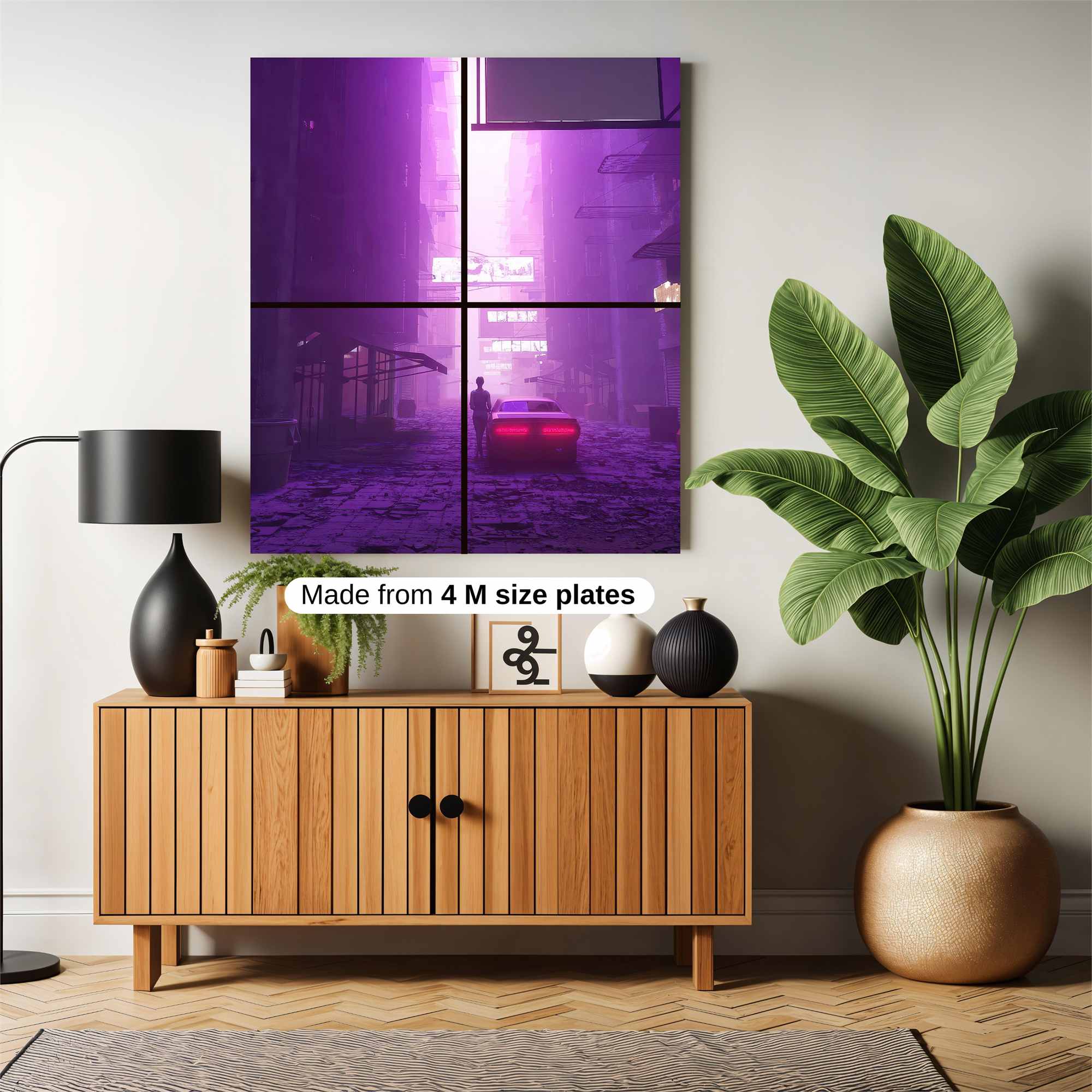 Neon Solitude Safe Wall Magnetic / M