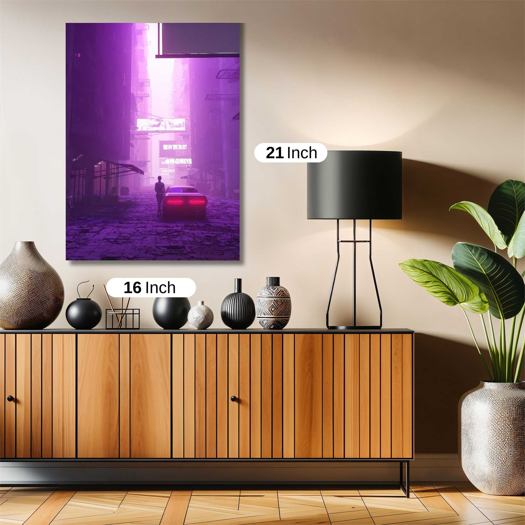 Neon Solitude Safe Wall Magnetic / M