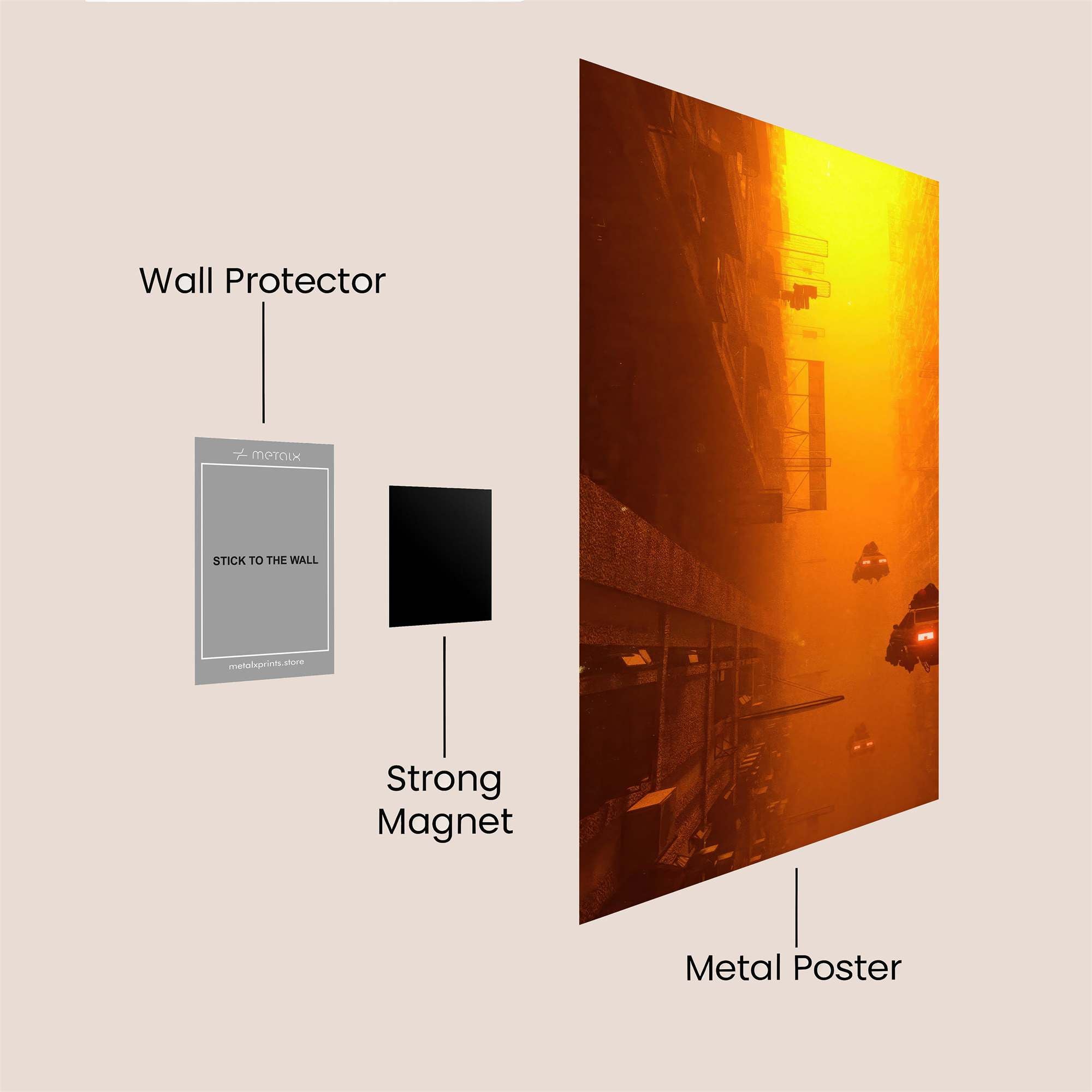BladeRunner Dreamscape Safe Wall Magnetic / M
