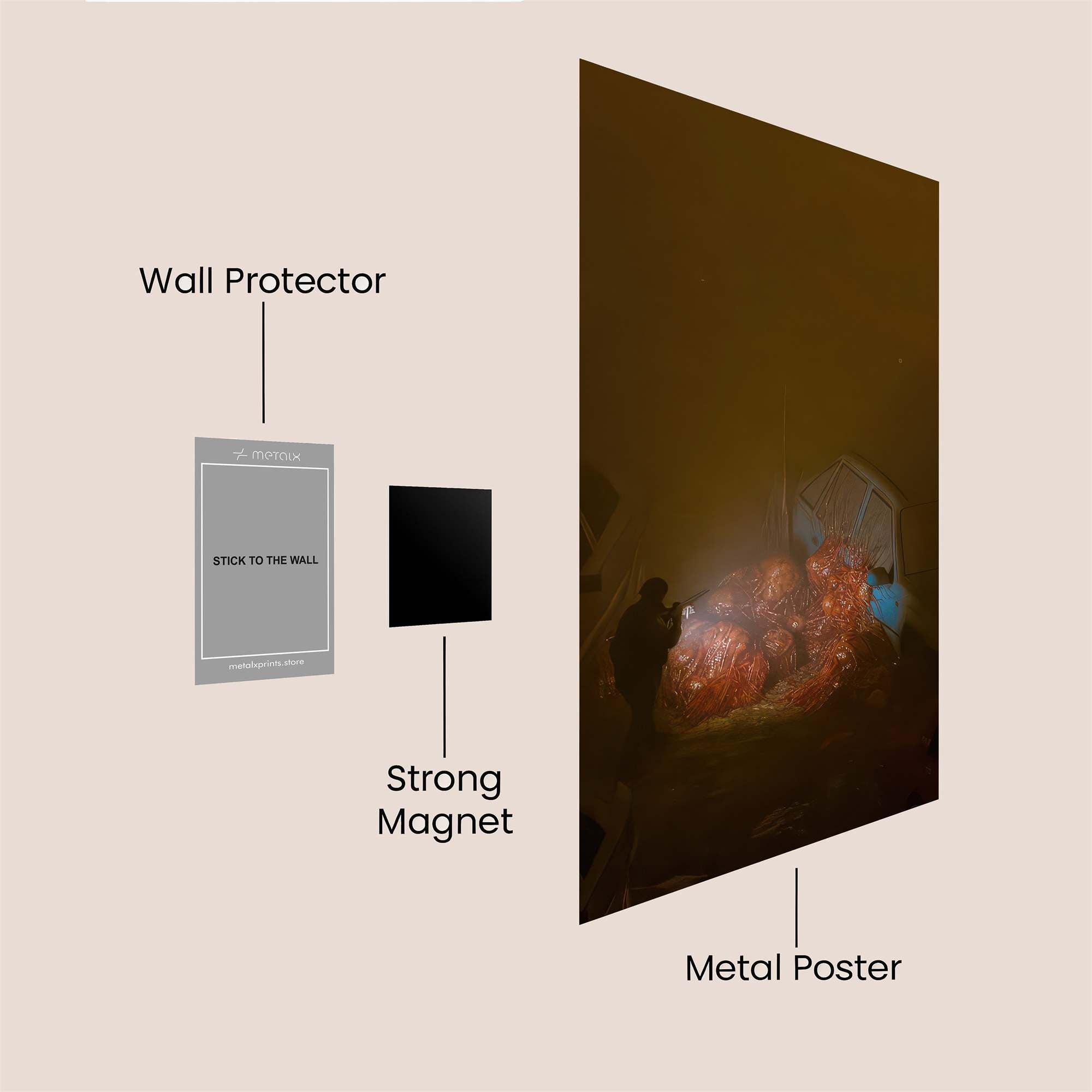 Light Enigma Safe Wall Magnetic / M
