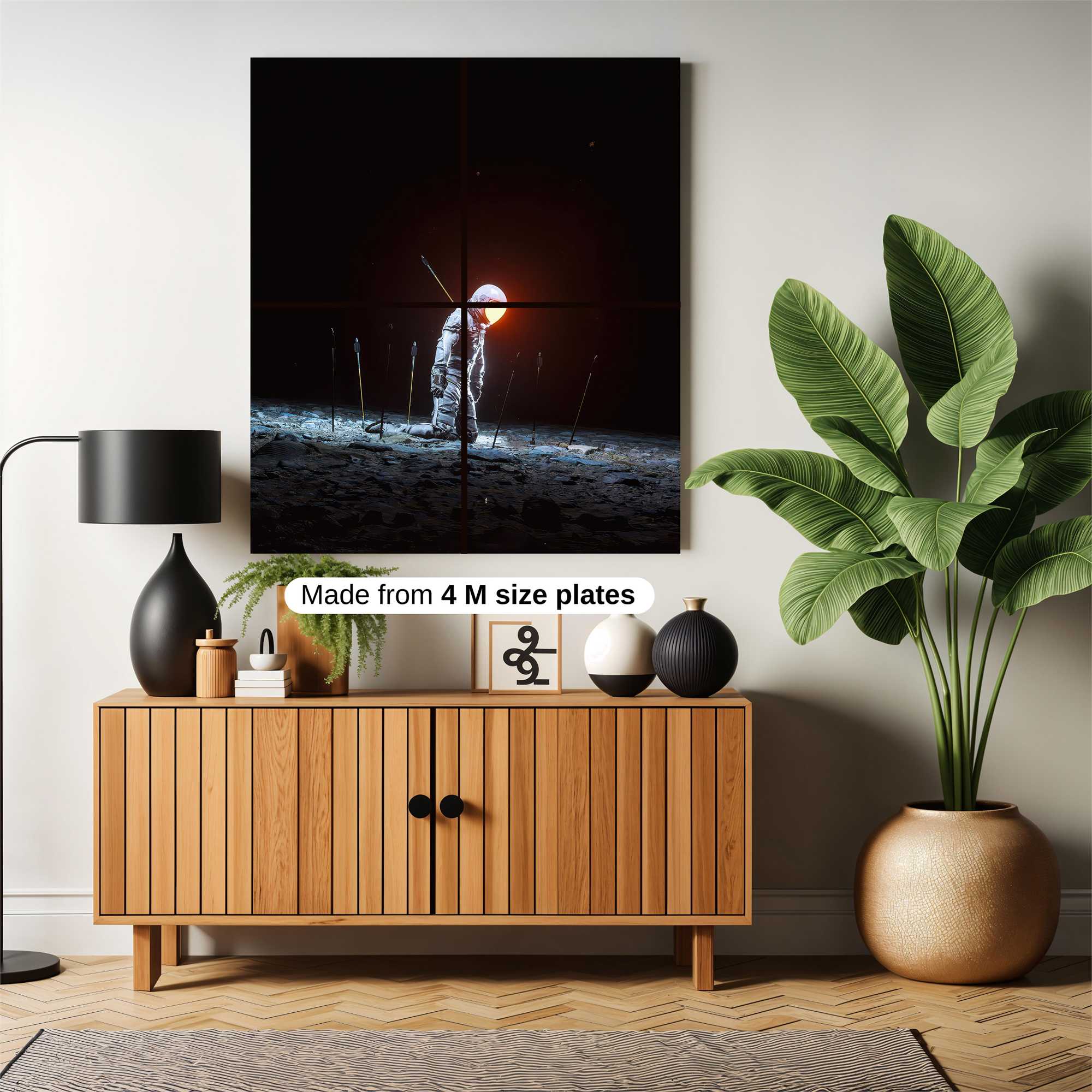 Astronaut Solitude Safe Wall Magnetic / M