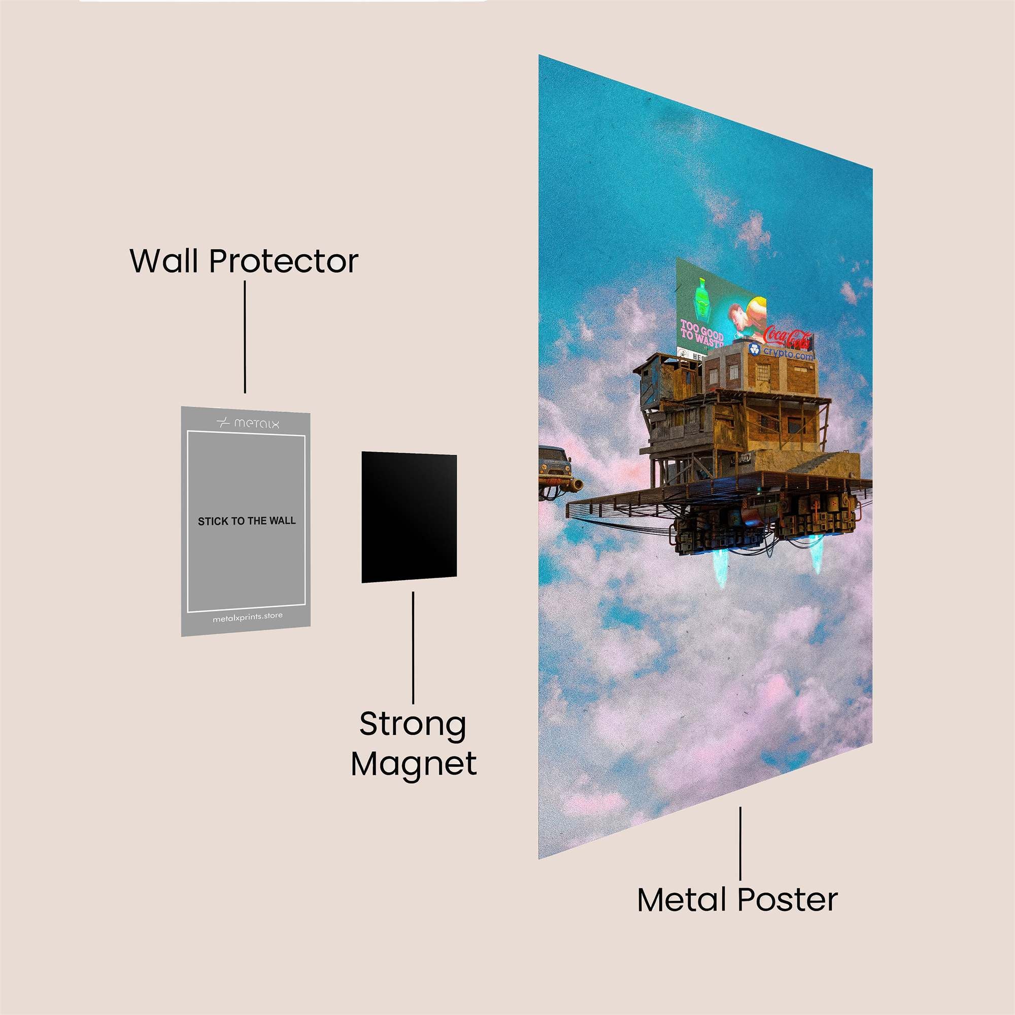 Skybound Adventure Safe Wall Magnetic / M