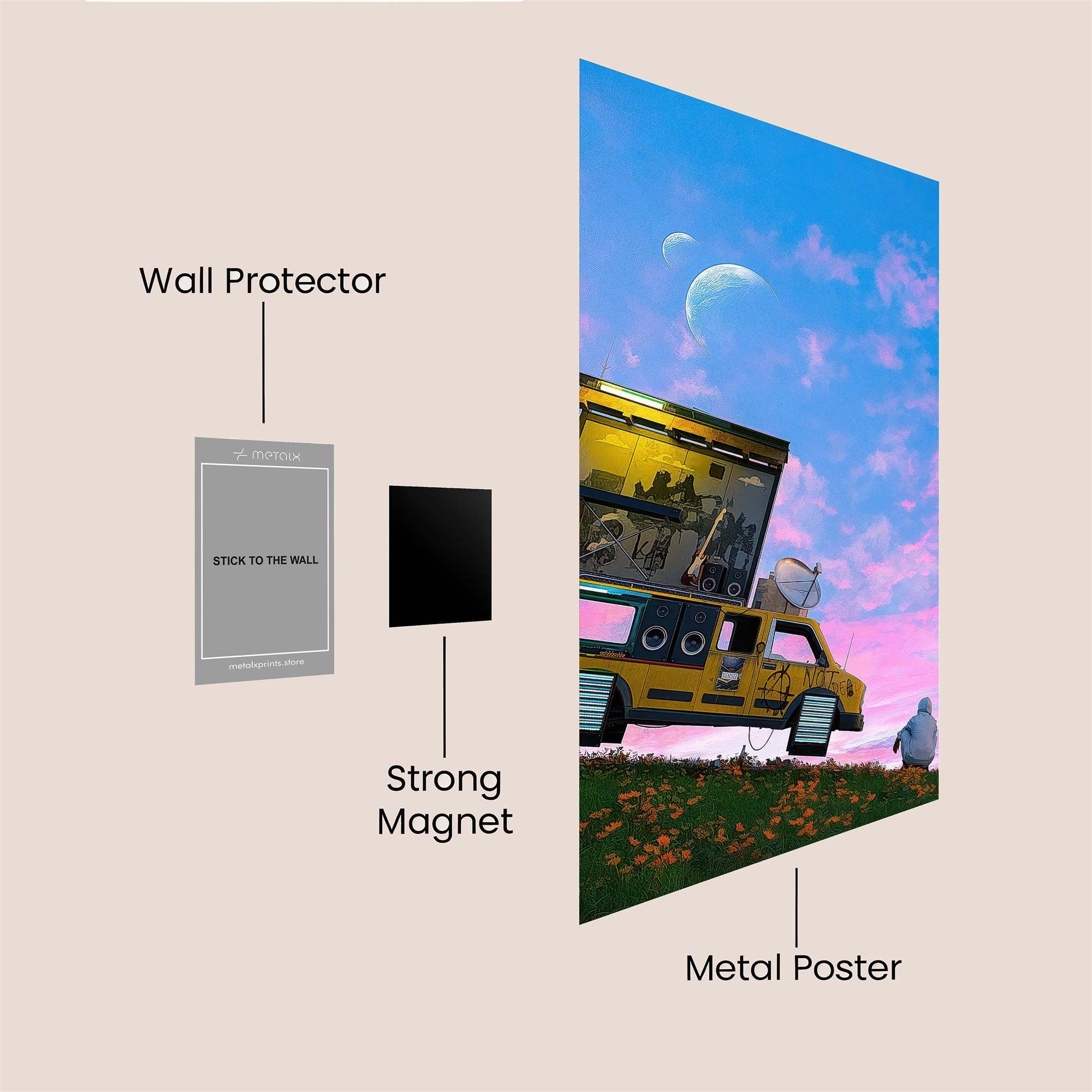 Galactic Chill Safe Wall Magnetic / M