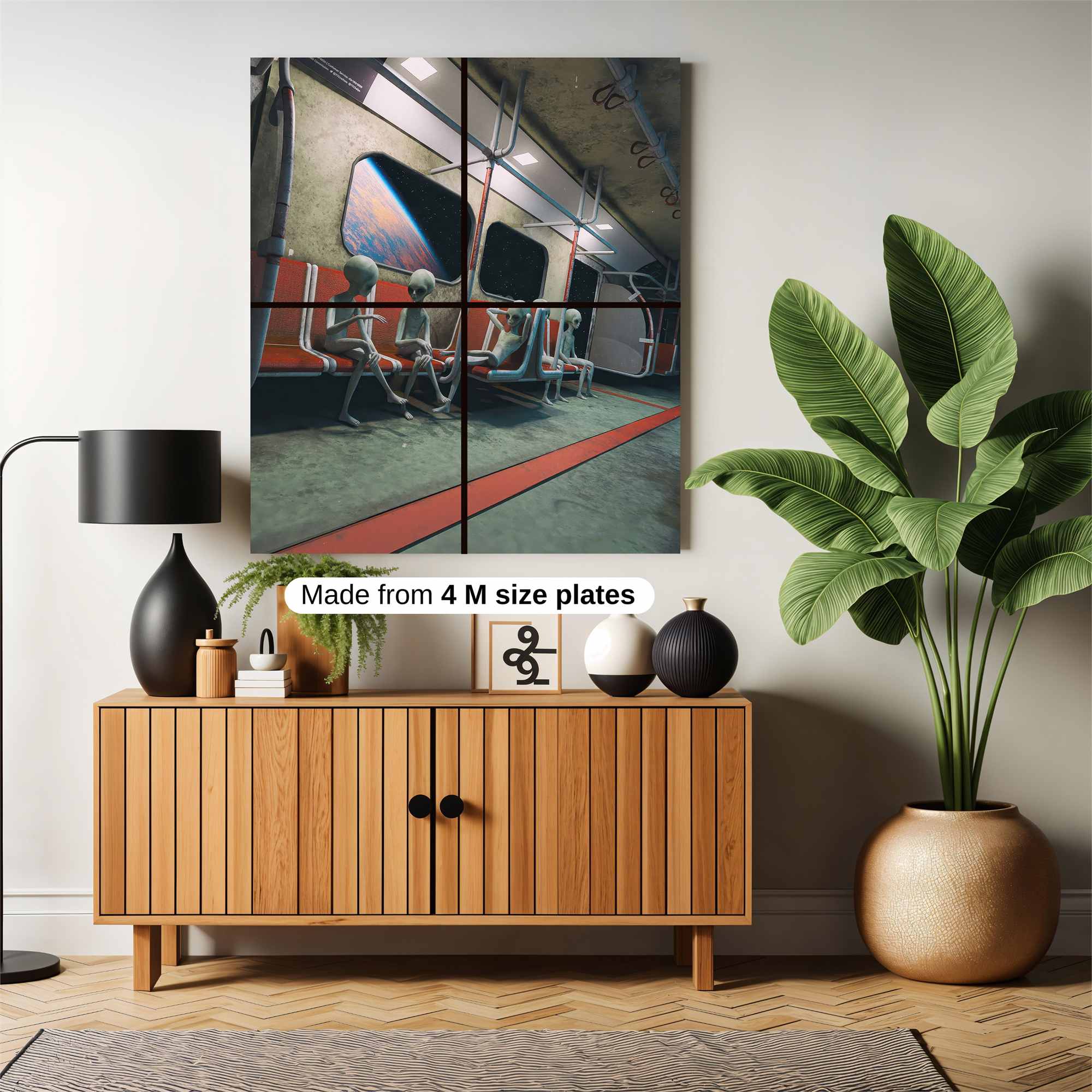Alien Commute Safe Wall Magnetic / M