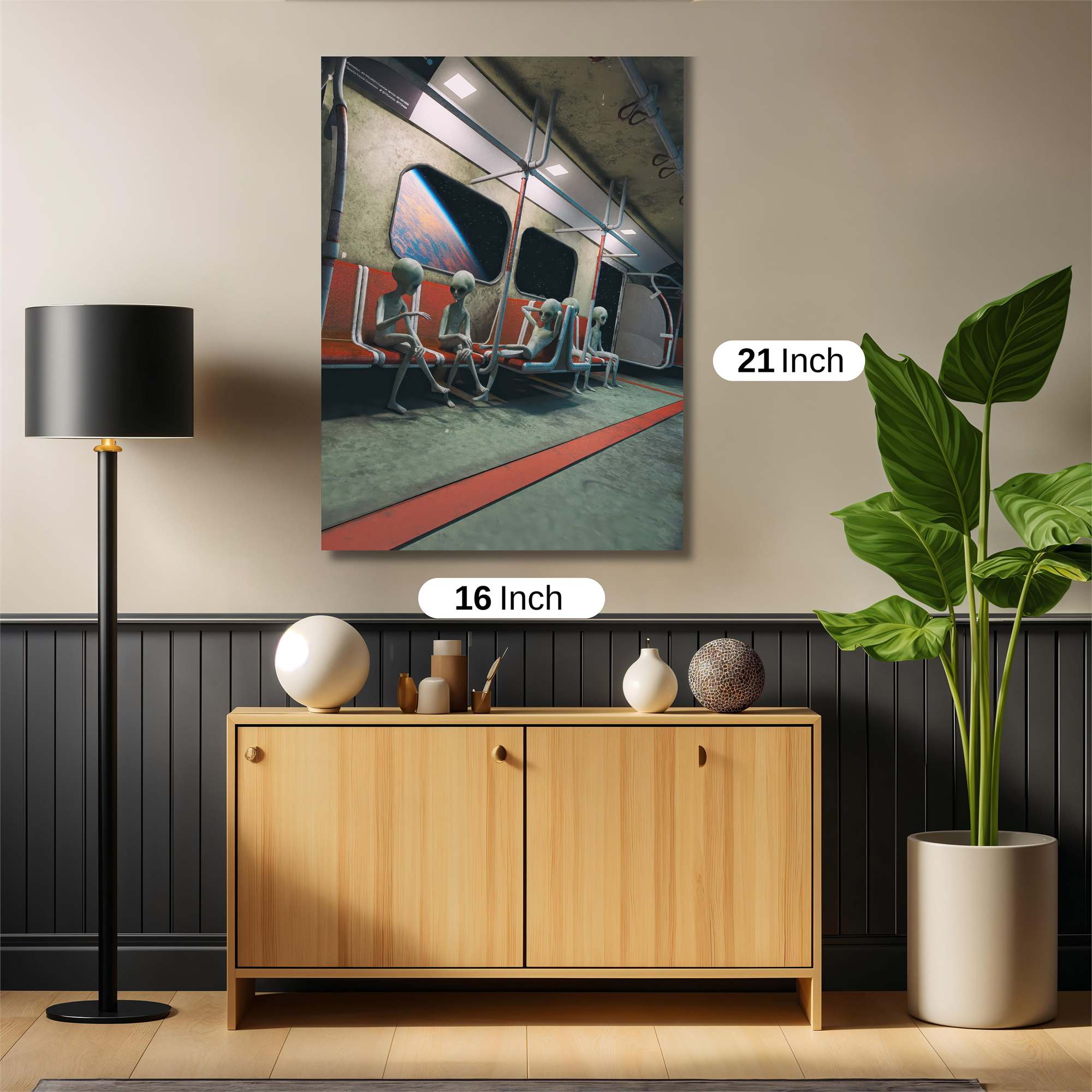 Alien Commute Safe Wall Magnetic / M