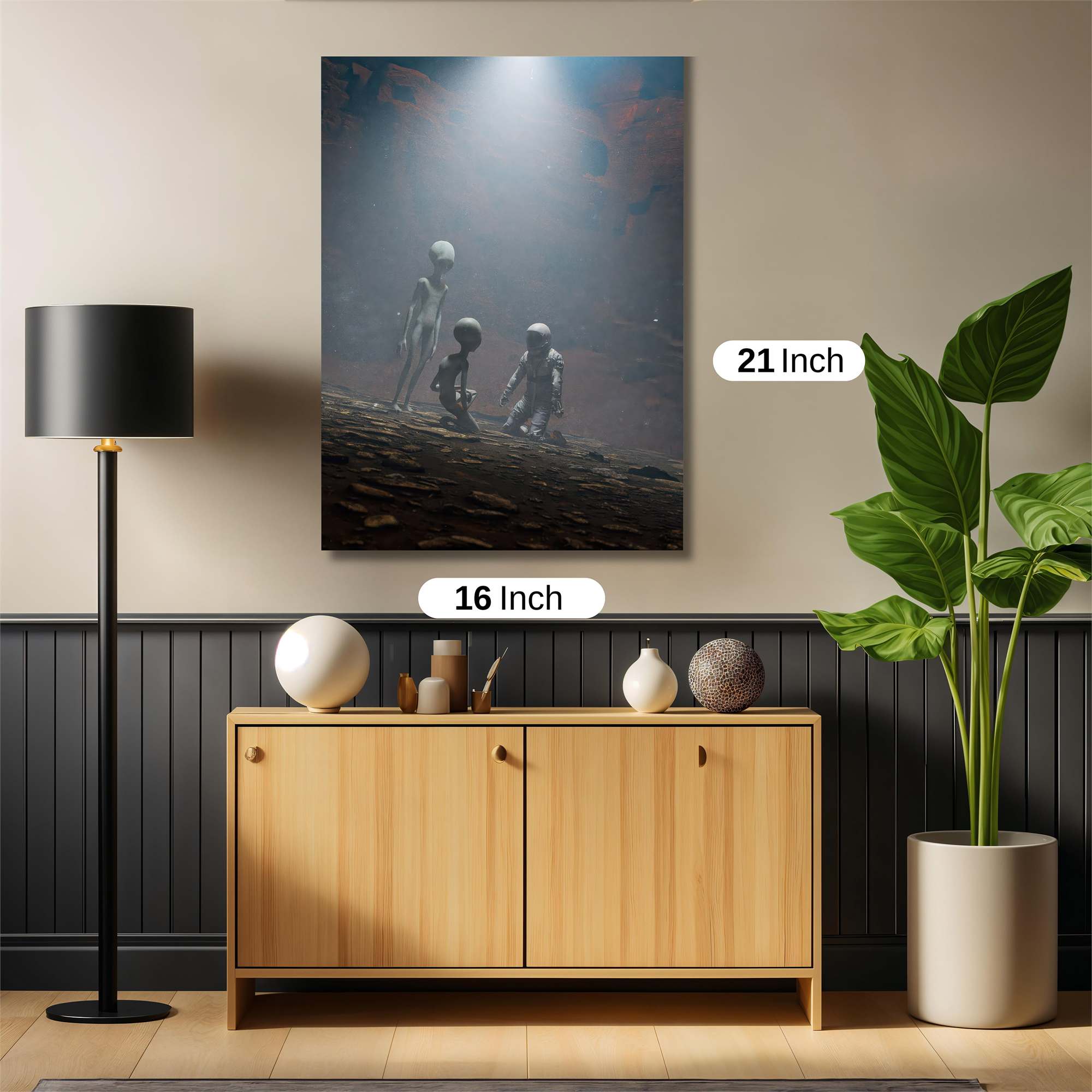Alien Encounter Safe Wall Magnetic / M
