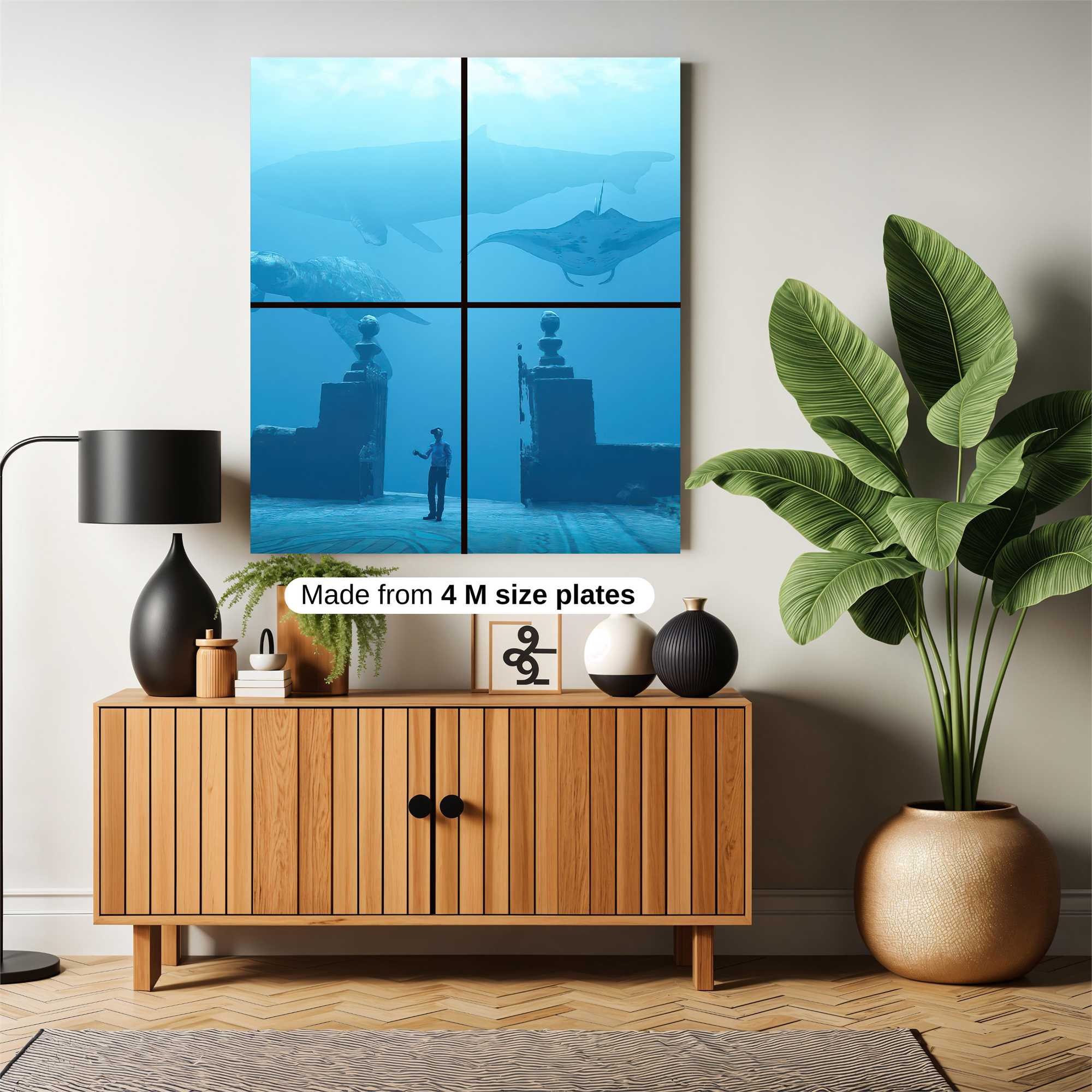 Whale Serenity Safe Wall Magnetic / M