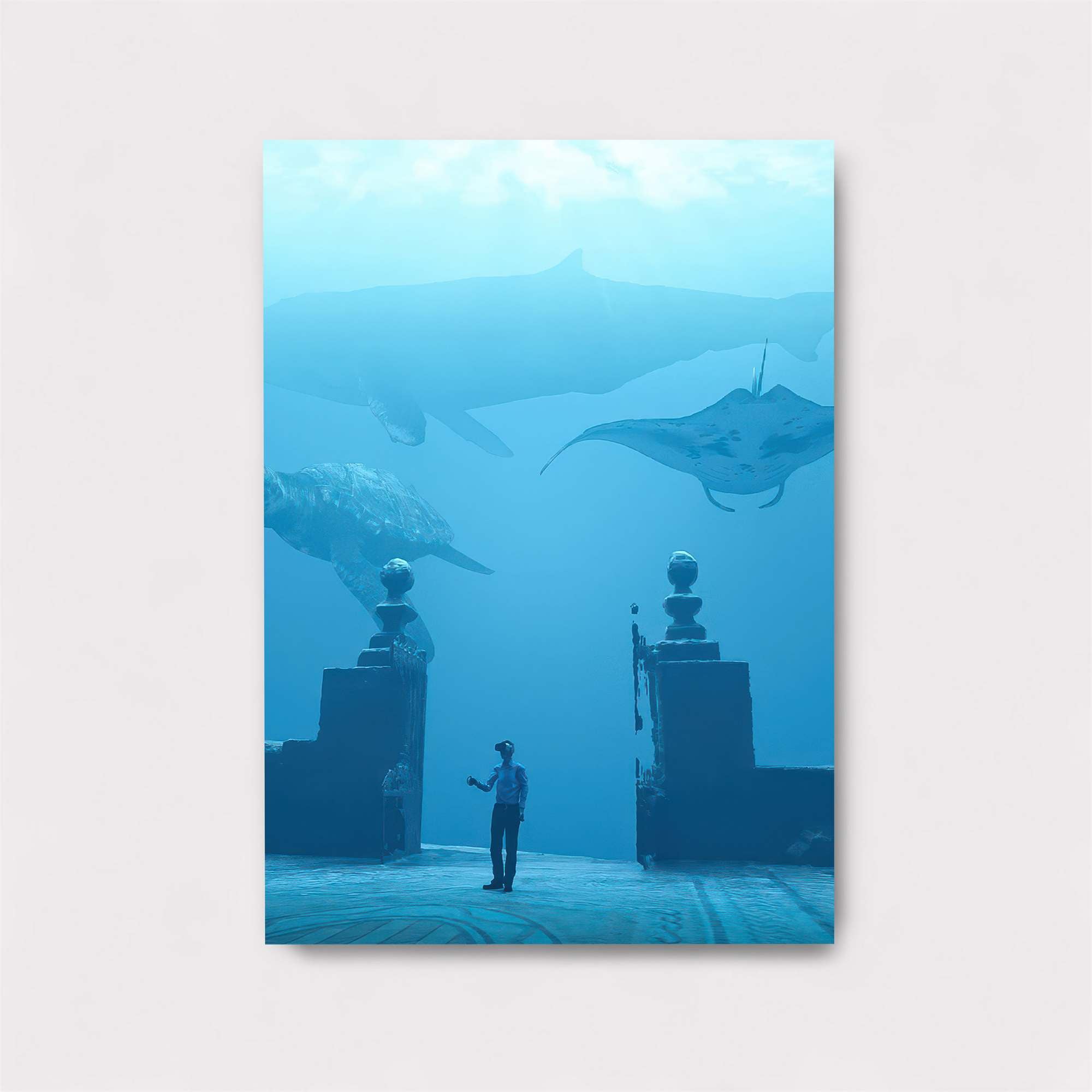 Whale Serenity Safe Wall Magnetic / M