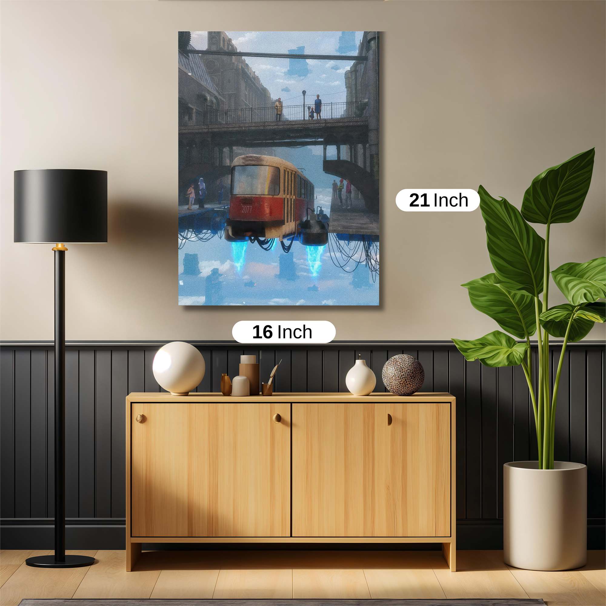 Skyward Tranquility Safe Wall Magnetic / M