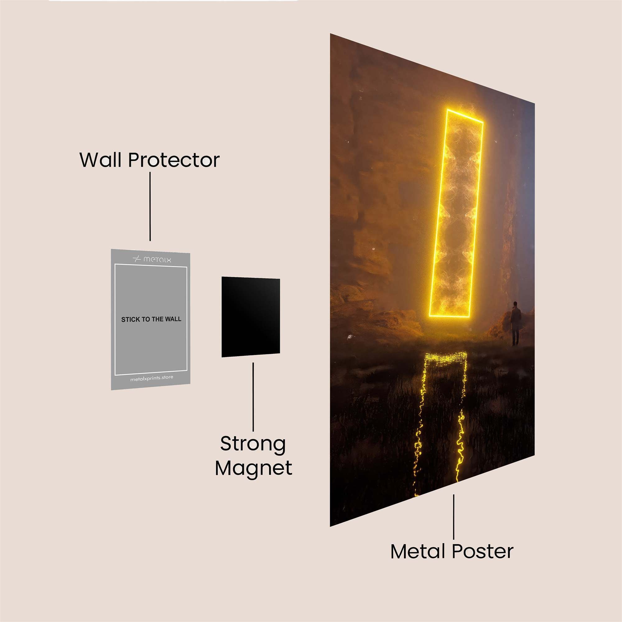 Portal Enigma Safe Wall Magnetic / M