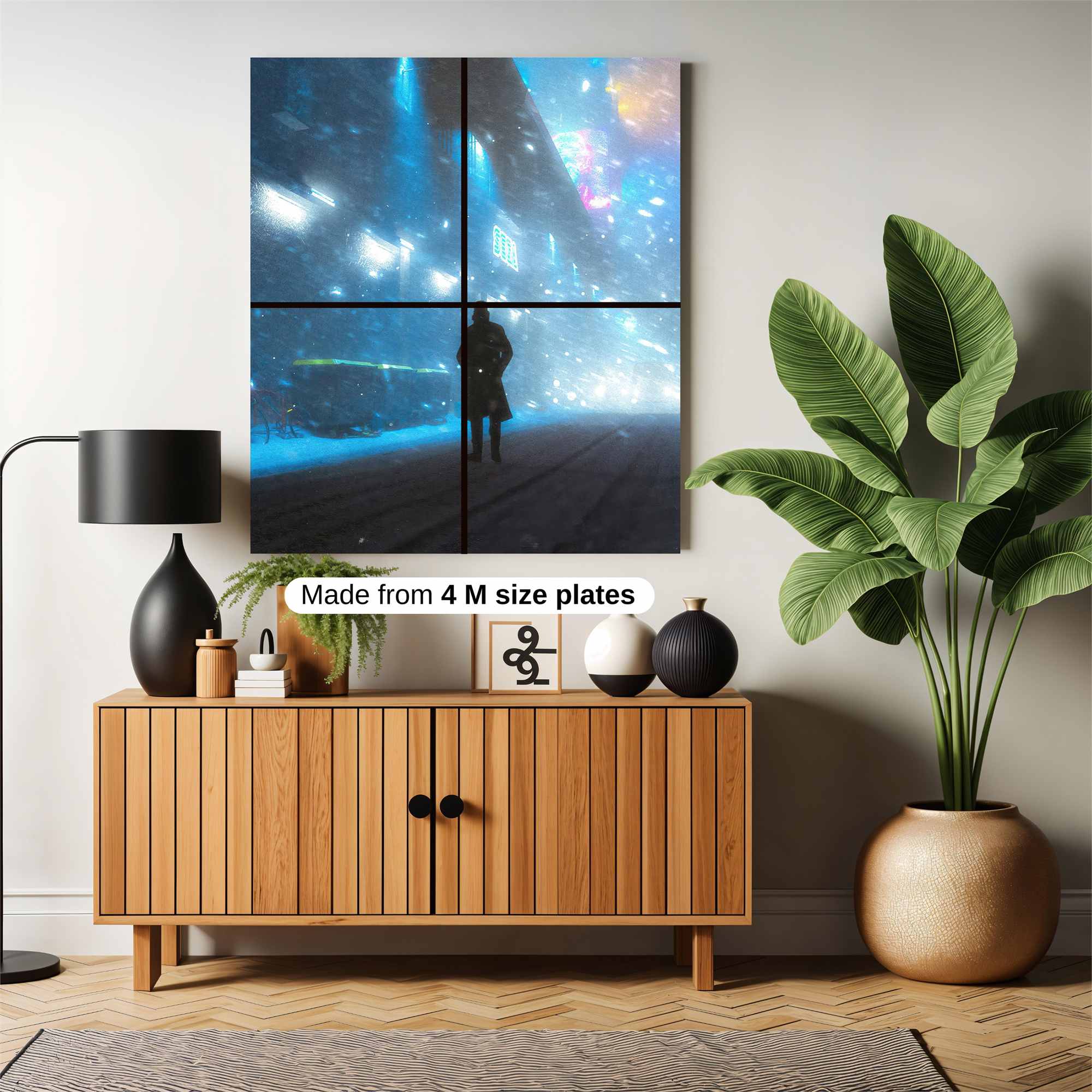 Neon Solitude Safe Wall Magnetic / M