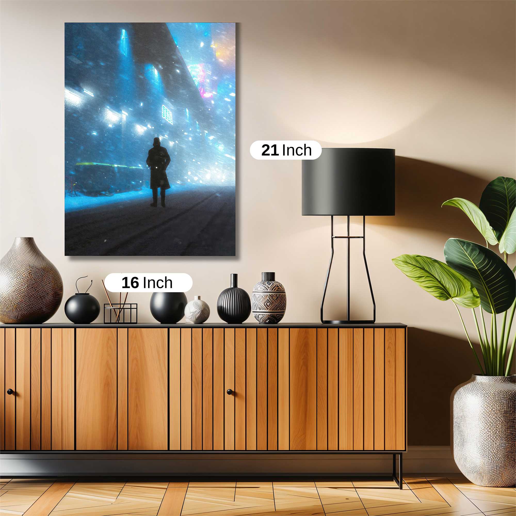 Neon Solitude Safe Wall Magnetic / M