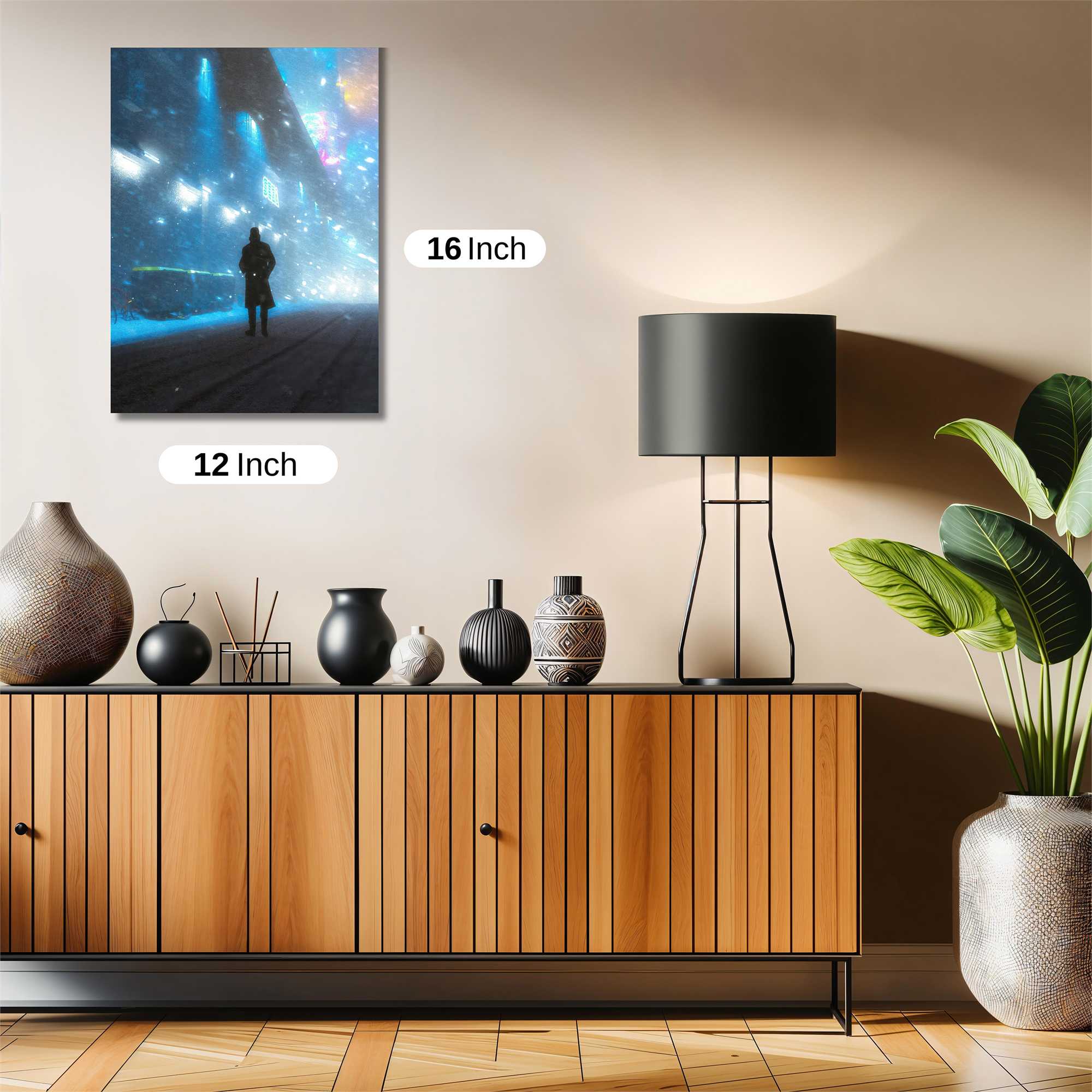 Neon Solitude Safe Wall Magnetic / M