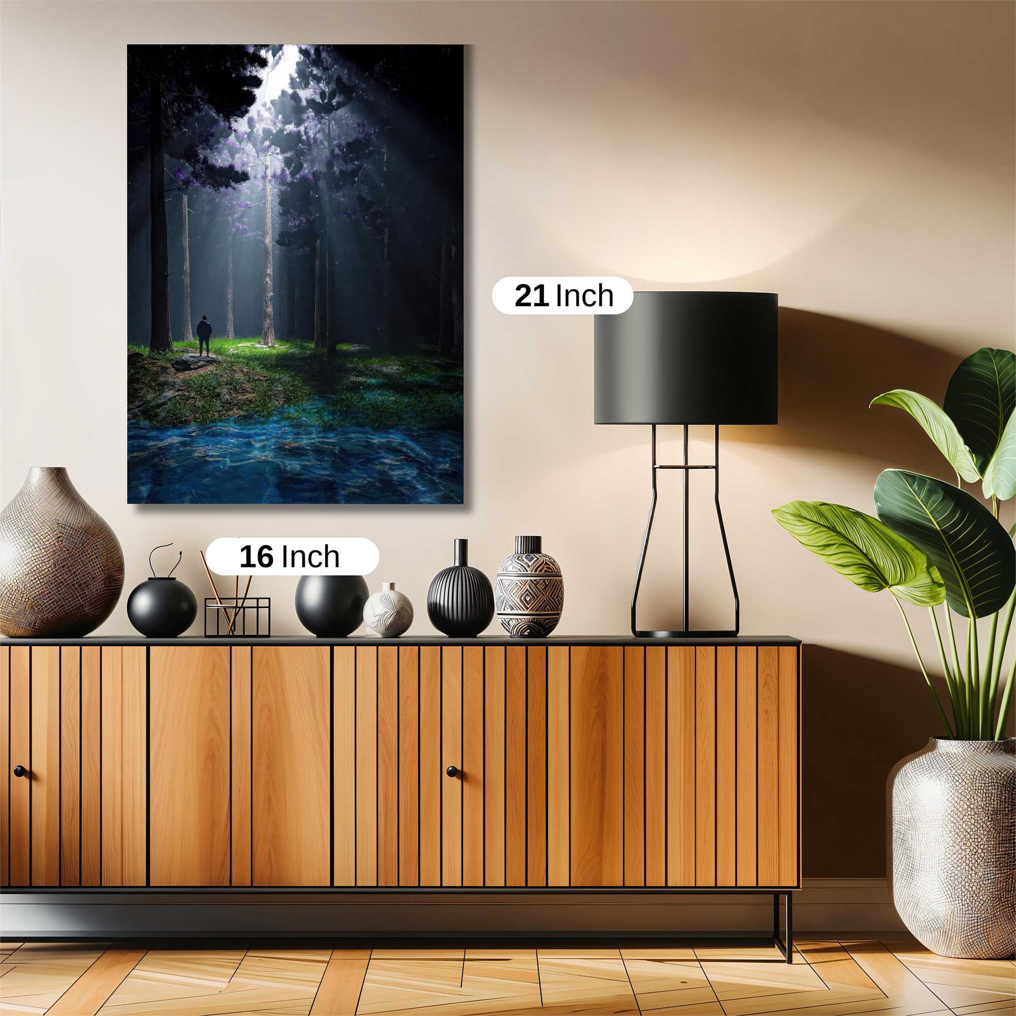 Forest Serenity Safe Wall Magnetic / M