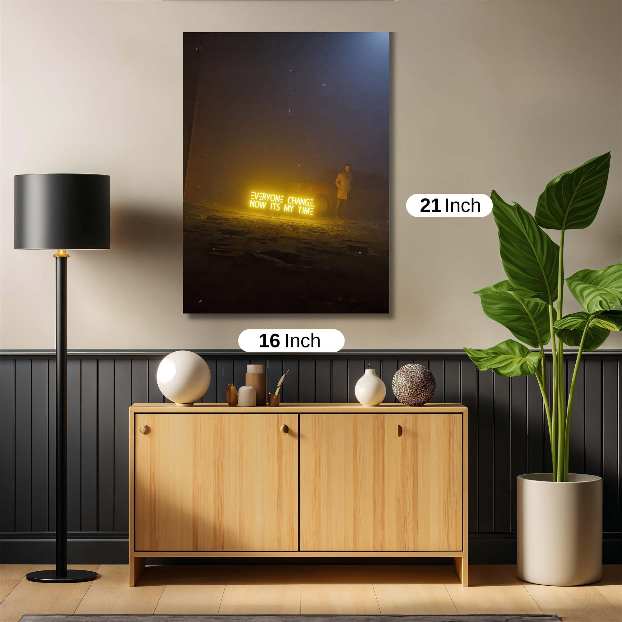 Neon Proclamation Safe Wall Magnetic / M