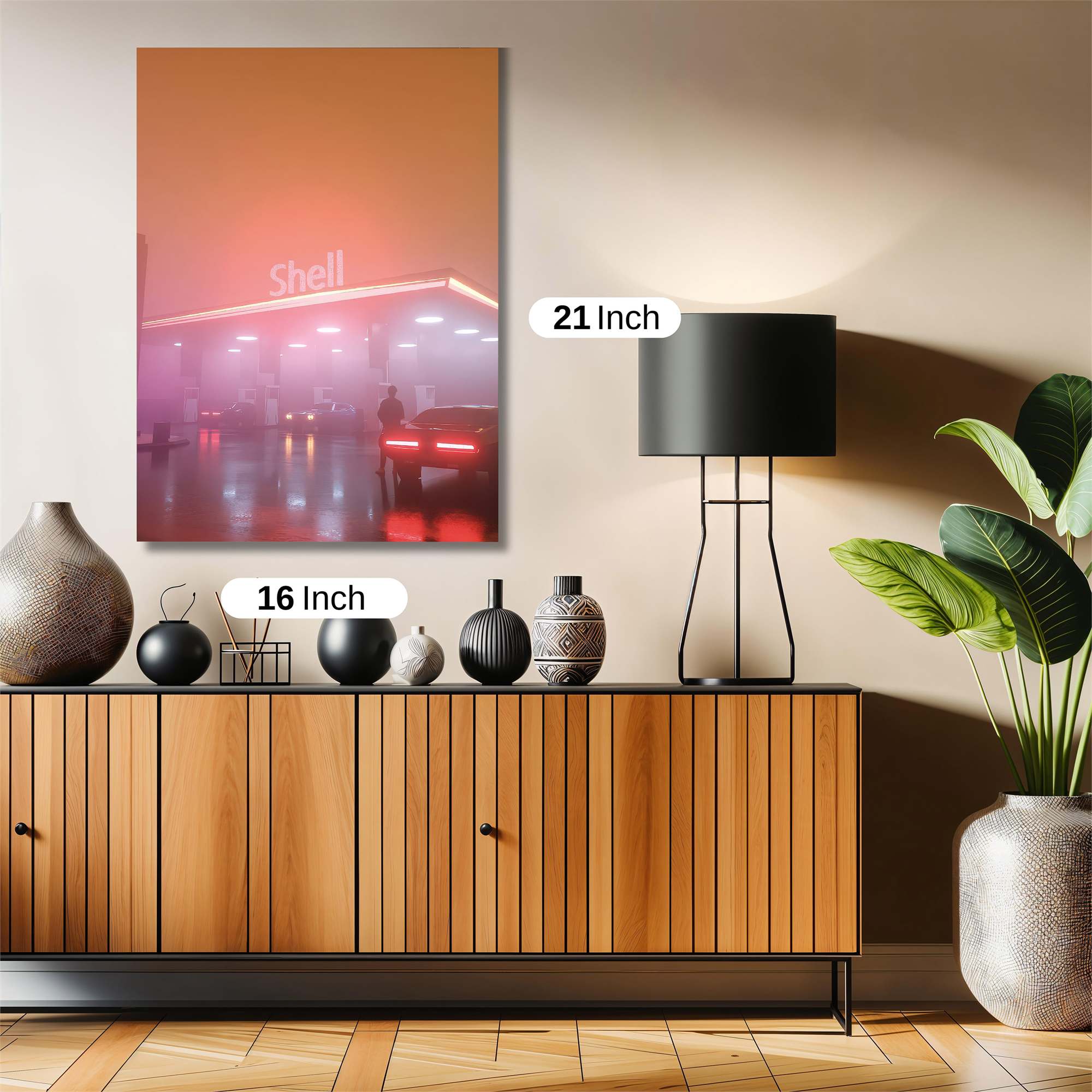 Neon Haze Safe Wall Magnetic / M