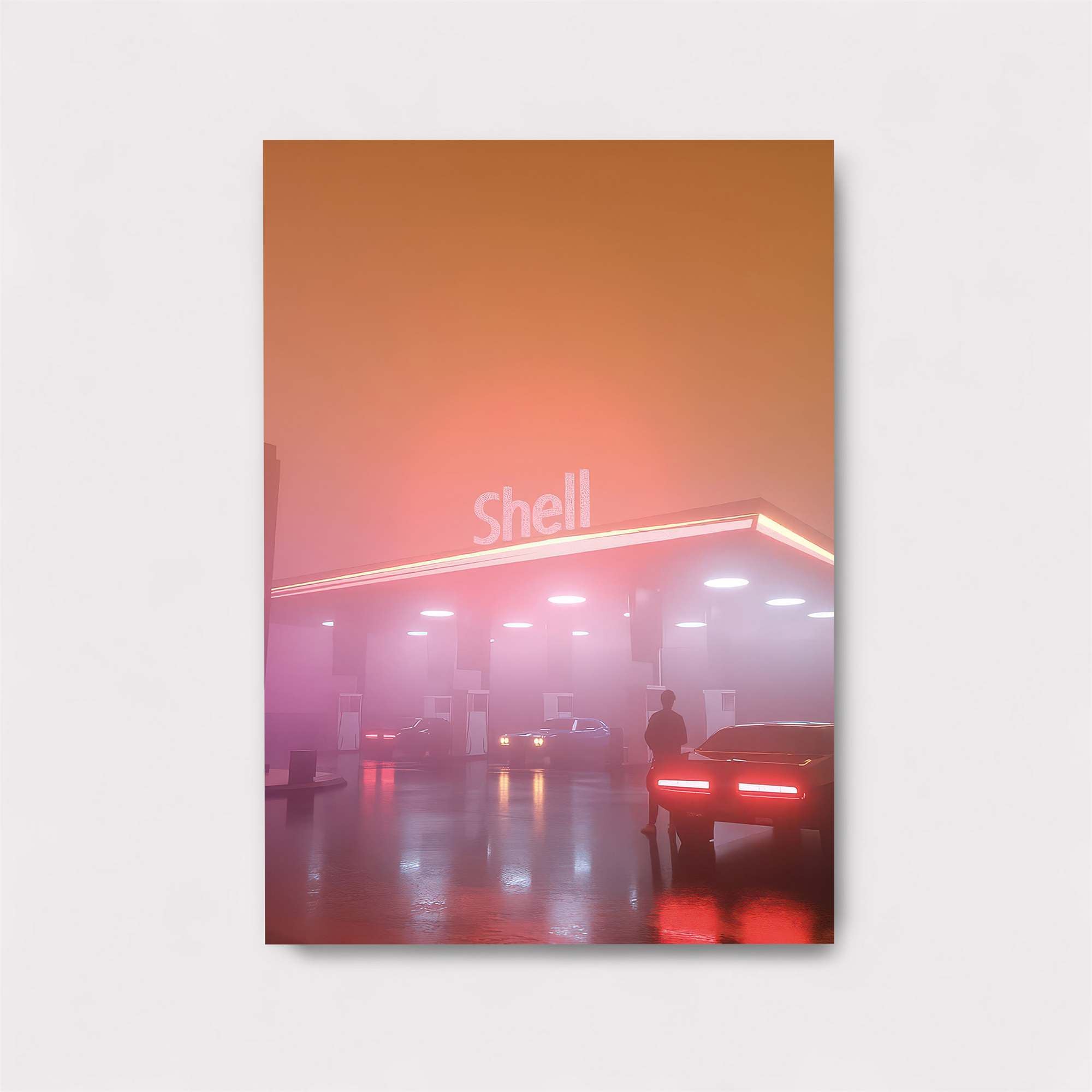 Neon Haze Safe Wall Magnetic / M