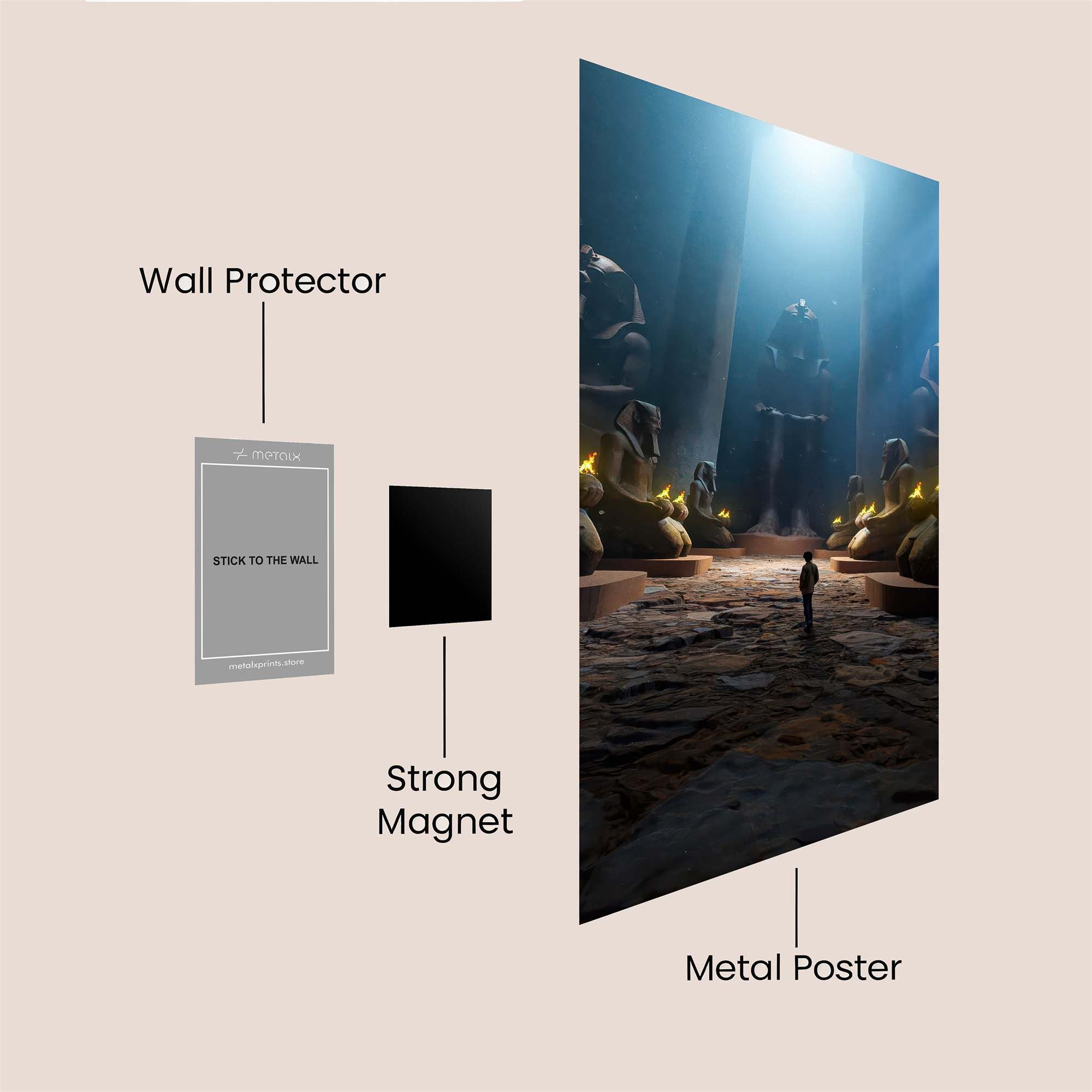 Pharaoh's Whisper Safe Wall Magnetic / M
