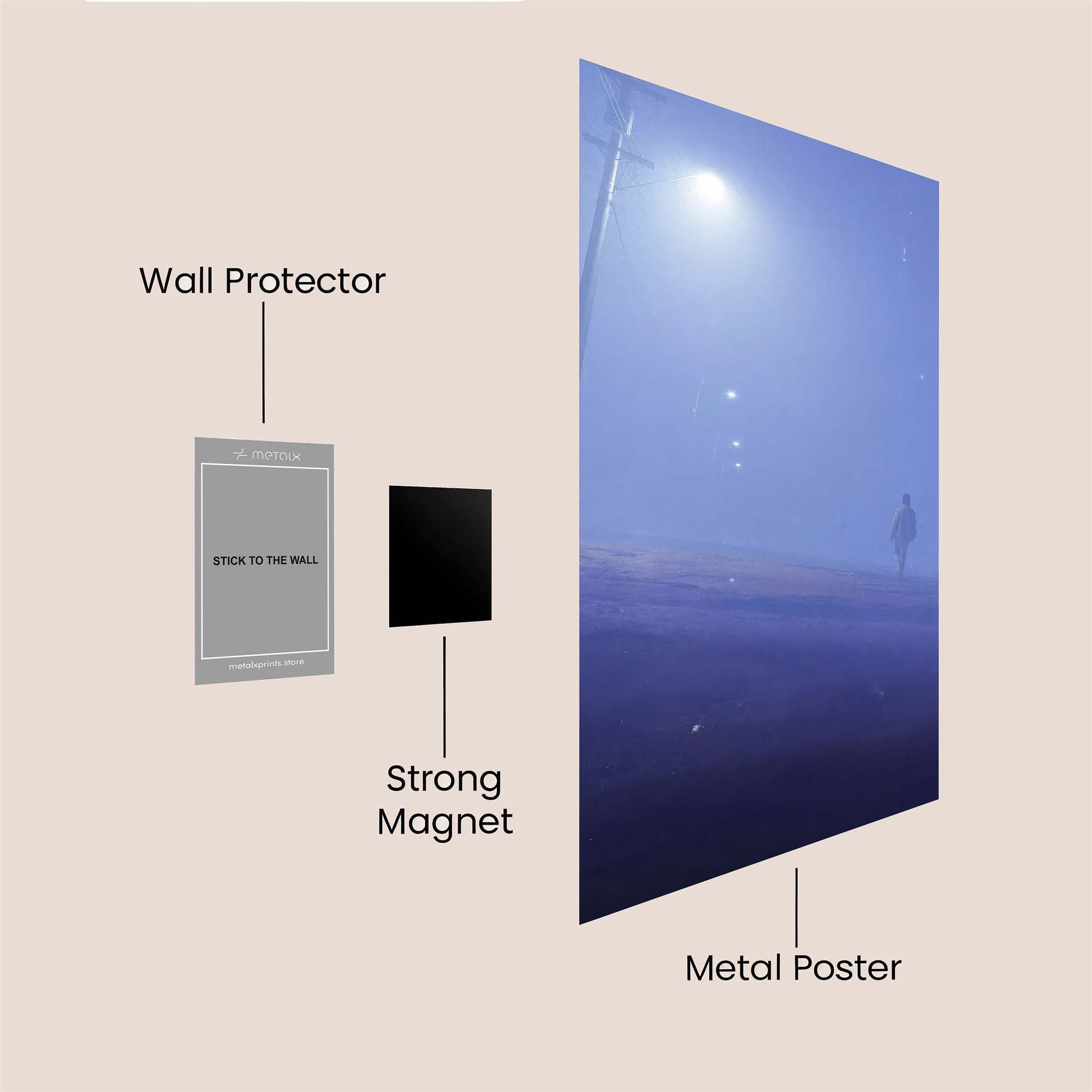 Mystery Fog Safe Wall Magnetic / M