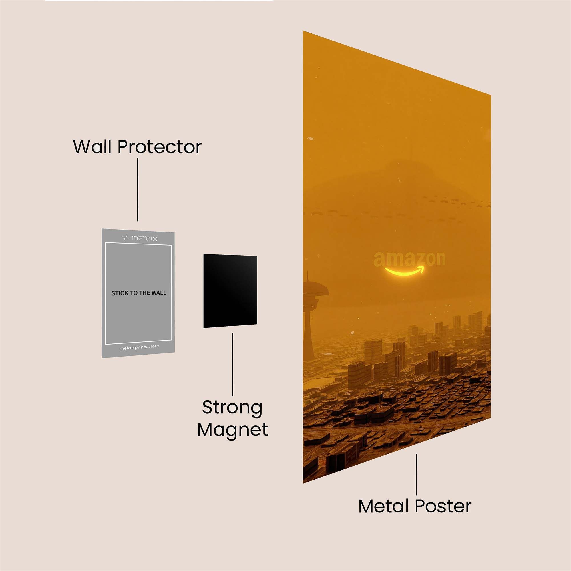 Amazon Apocalyptic Safe Wall Magnetic / M
