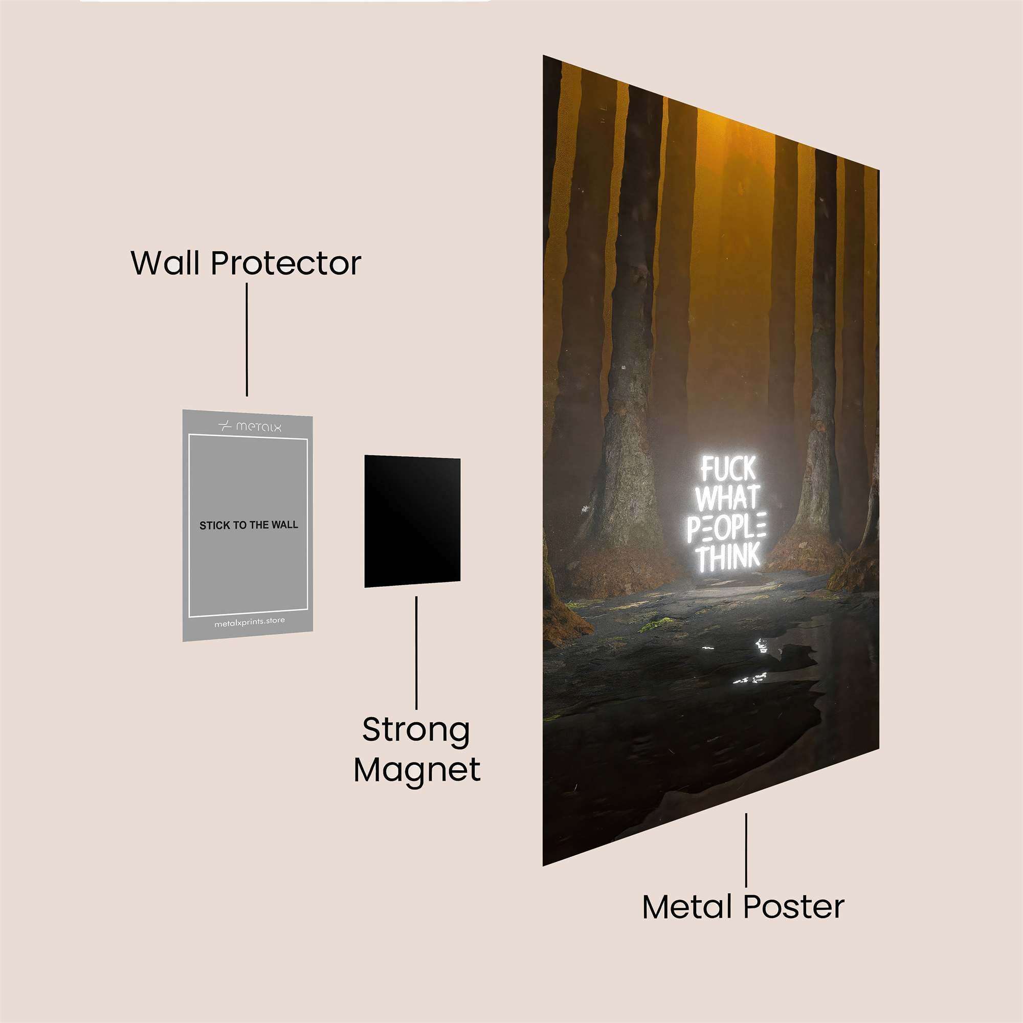 Rebel Dawn Safe Wall Magnetic / M