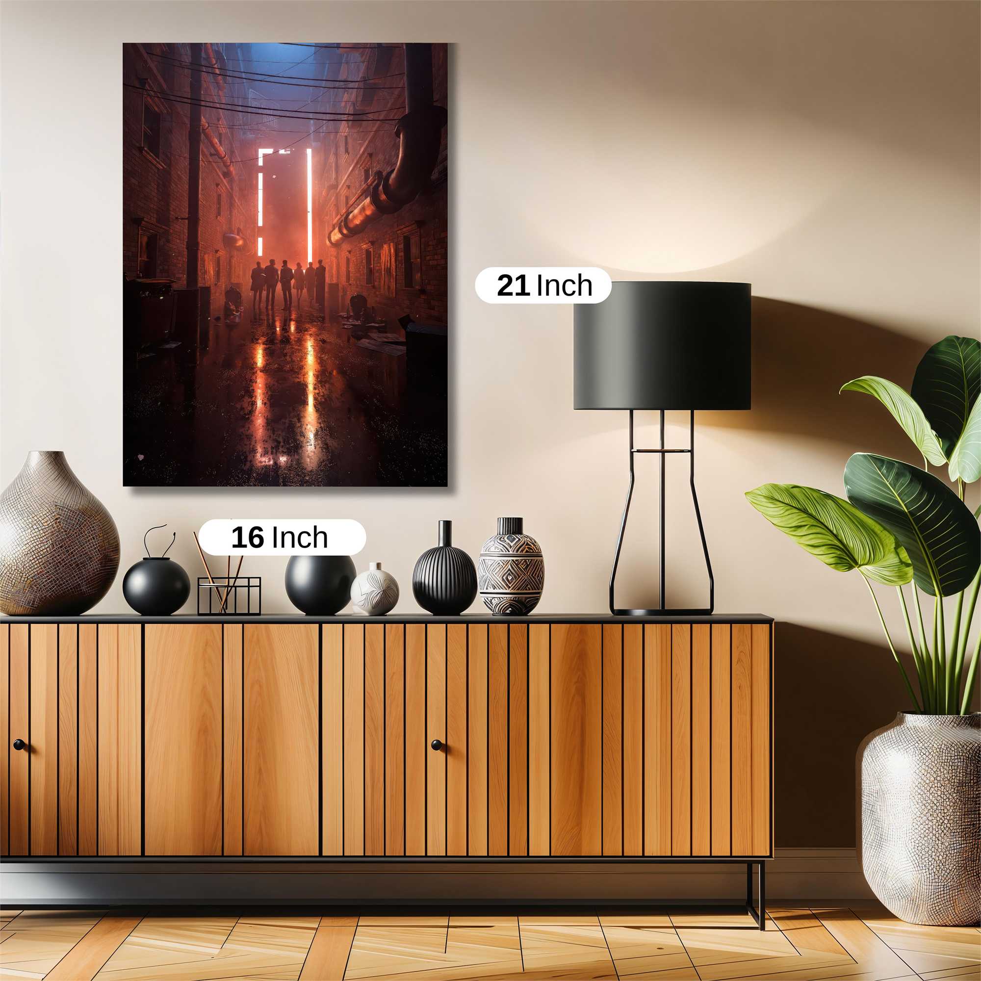 Neon Intrigue Safe Wall Magnetic / M