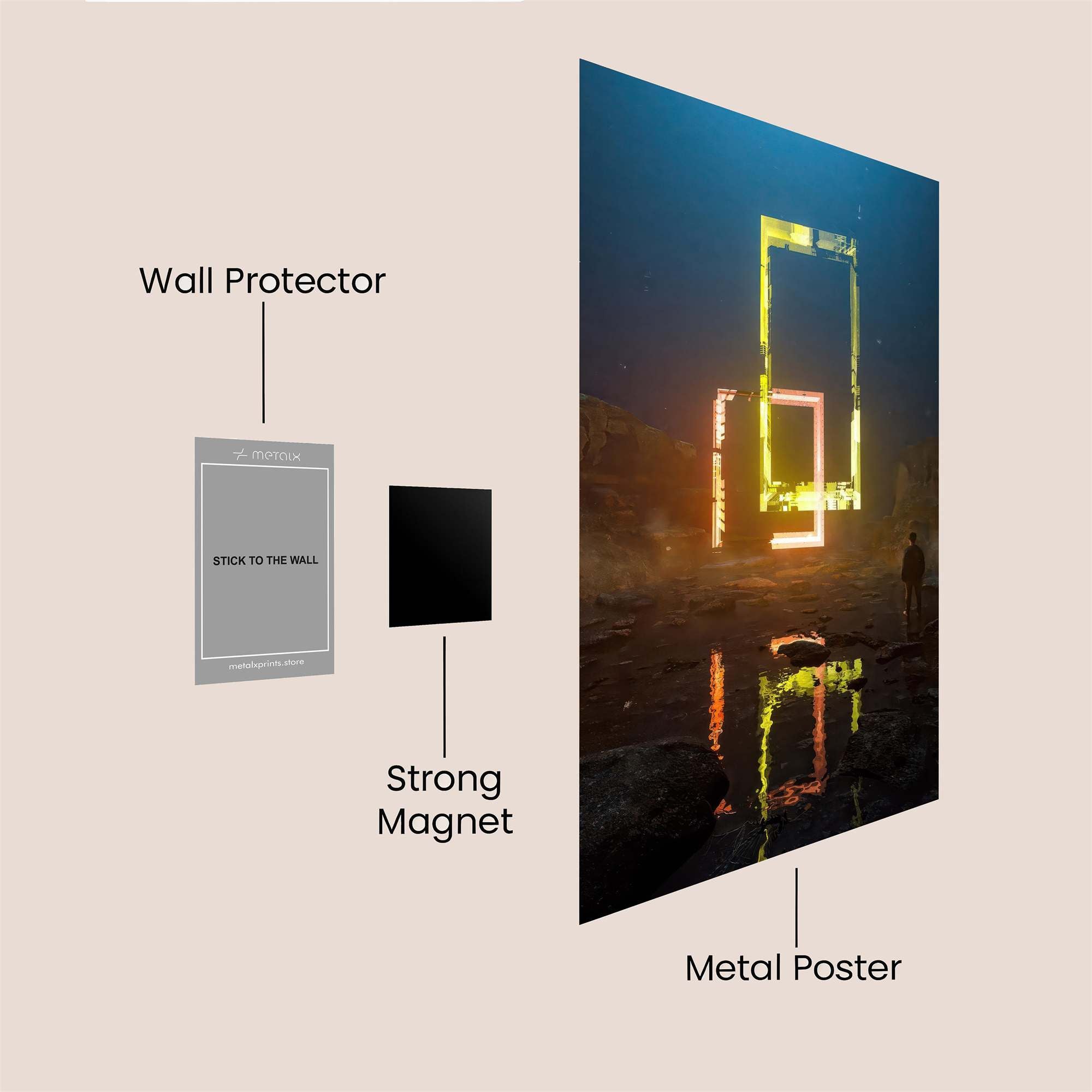 Portal Enigma Safe Wall Magnetic / M
