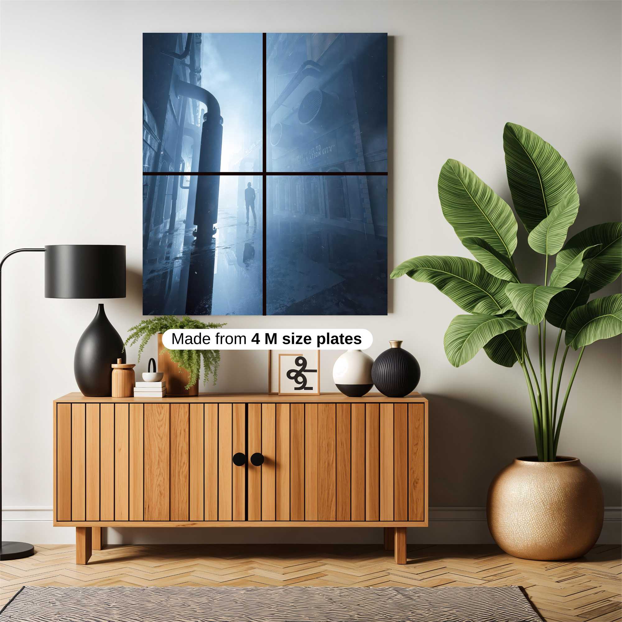 Foggy Solitude Safe Wall Magnetic / M