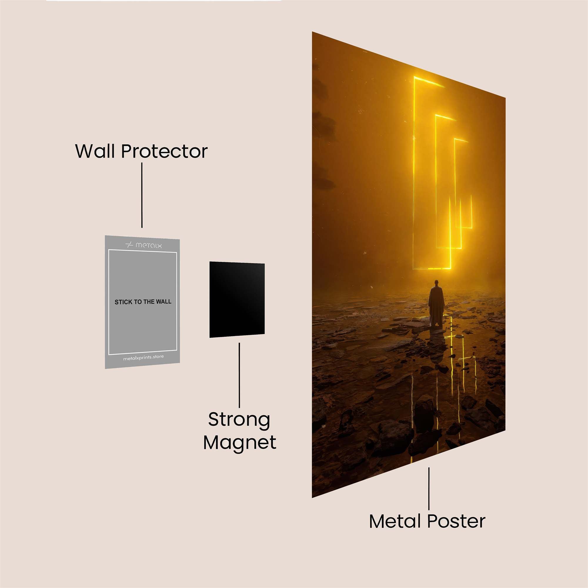 Portal Ethereal Safe Wall Magnetic / M