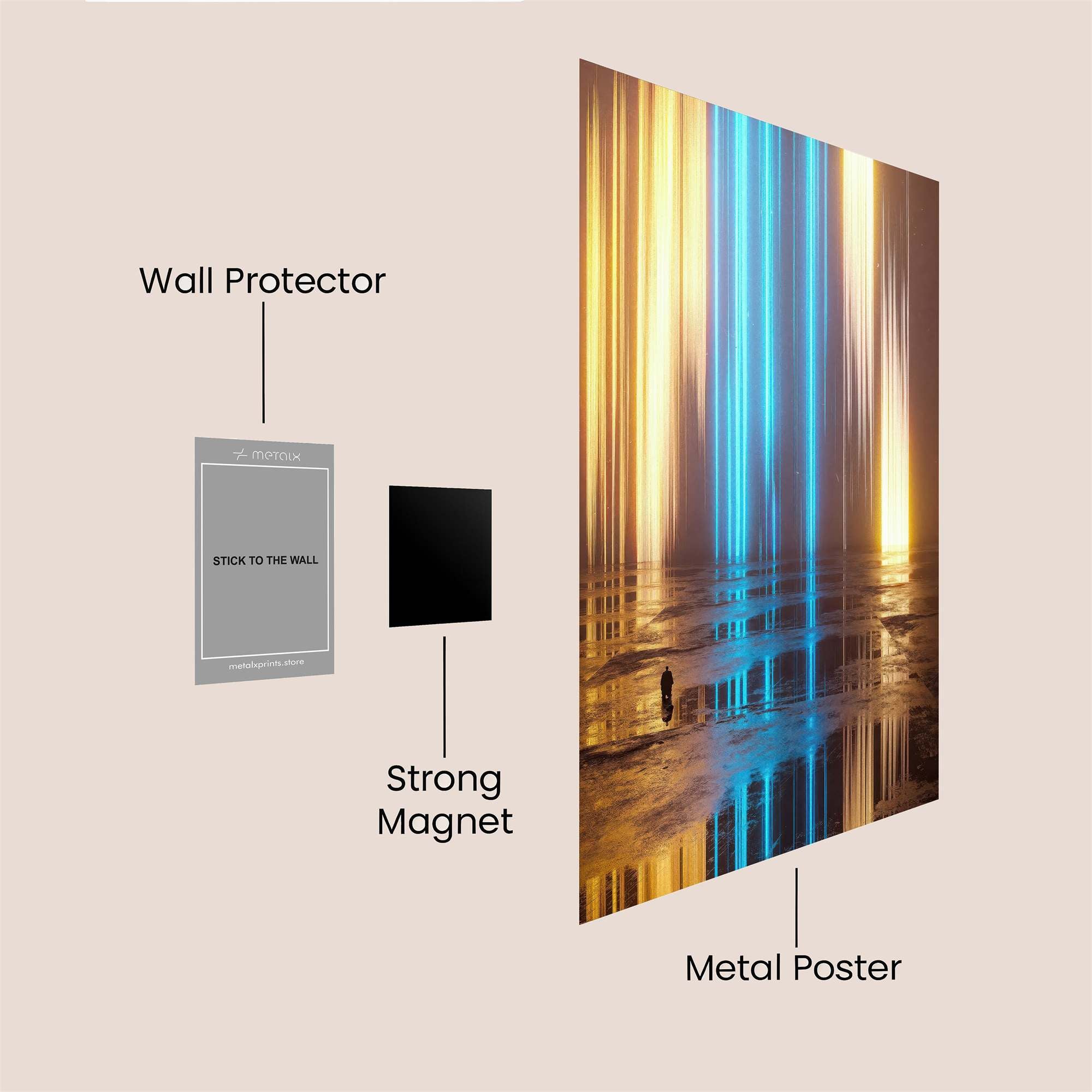 Light Serenity Safe Wall Magnetic / M