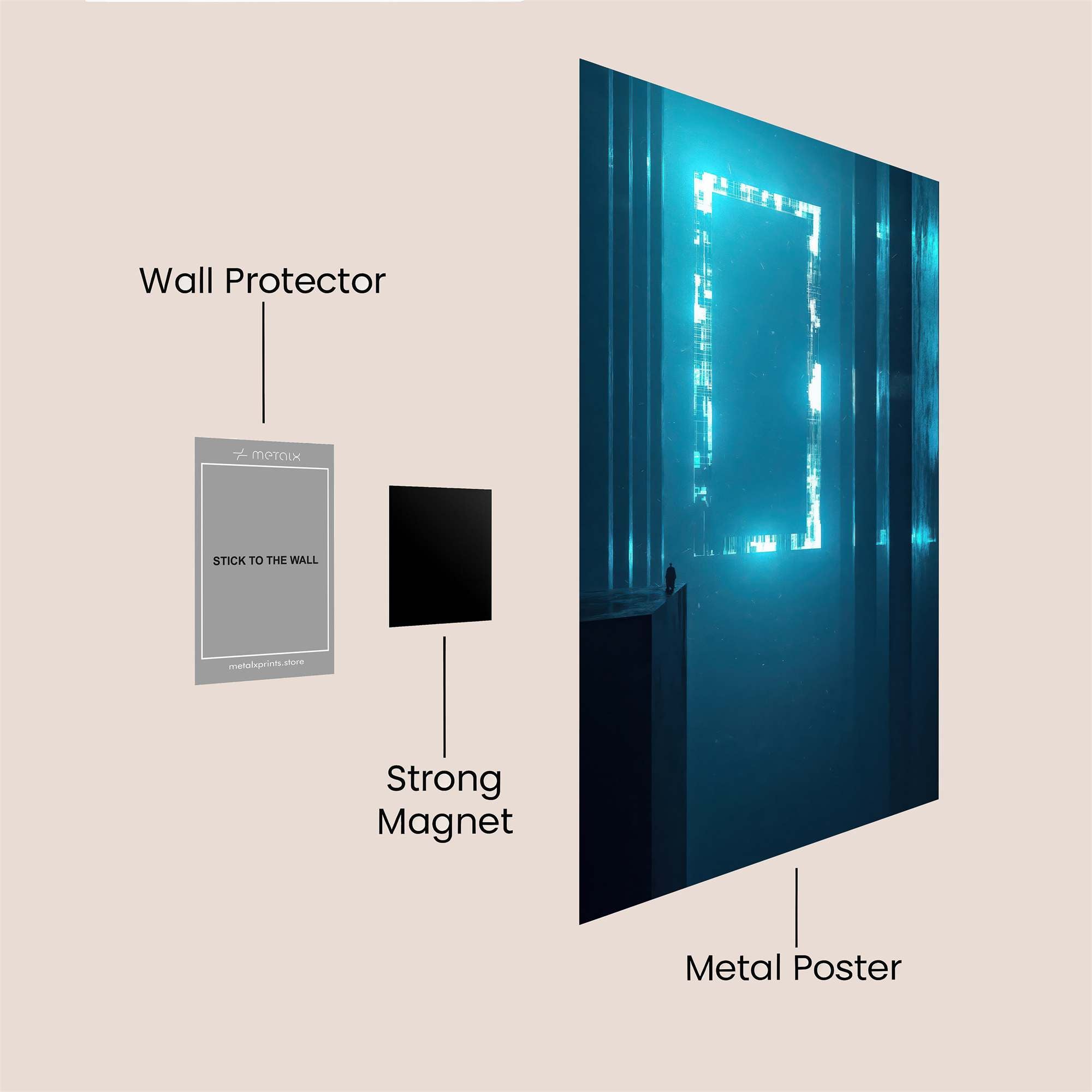 Portal Enigma Safe Wall Magnetic / M