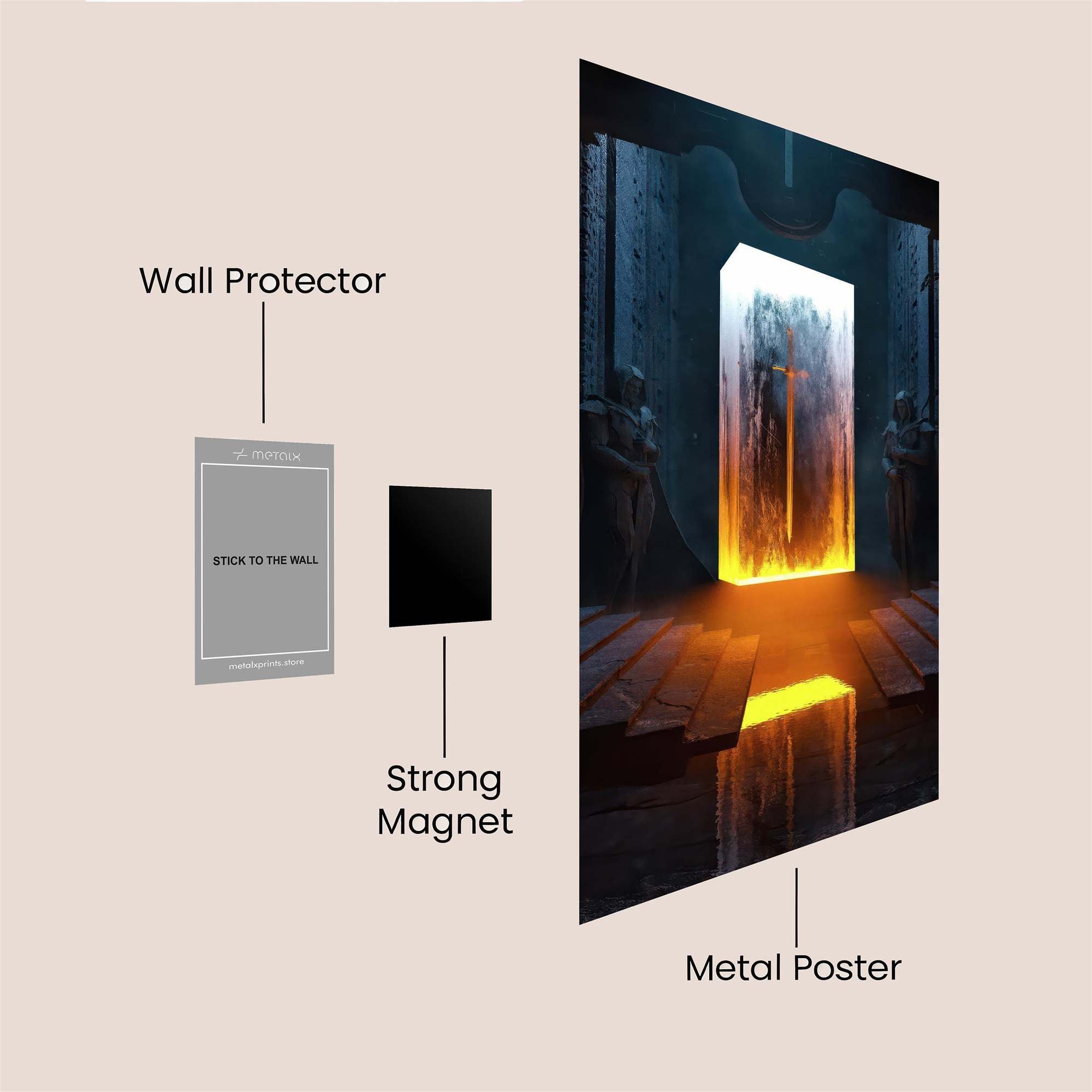 Portal Enigma Safe Wall Magnetic / M