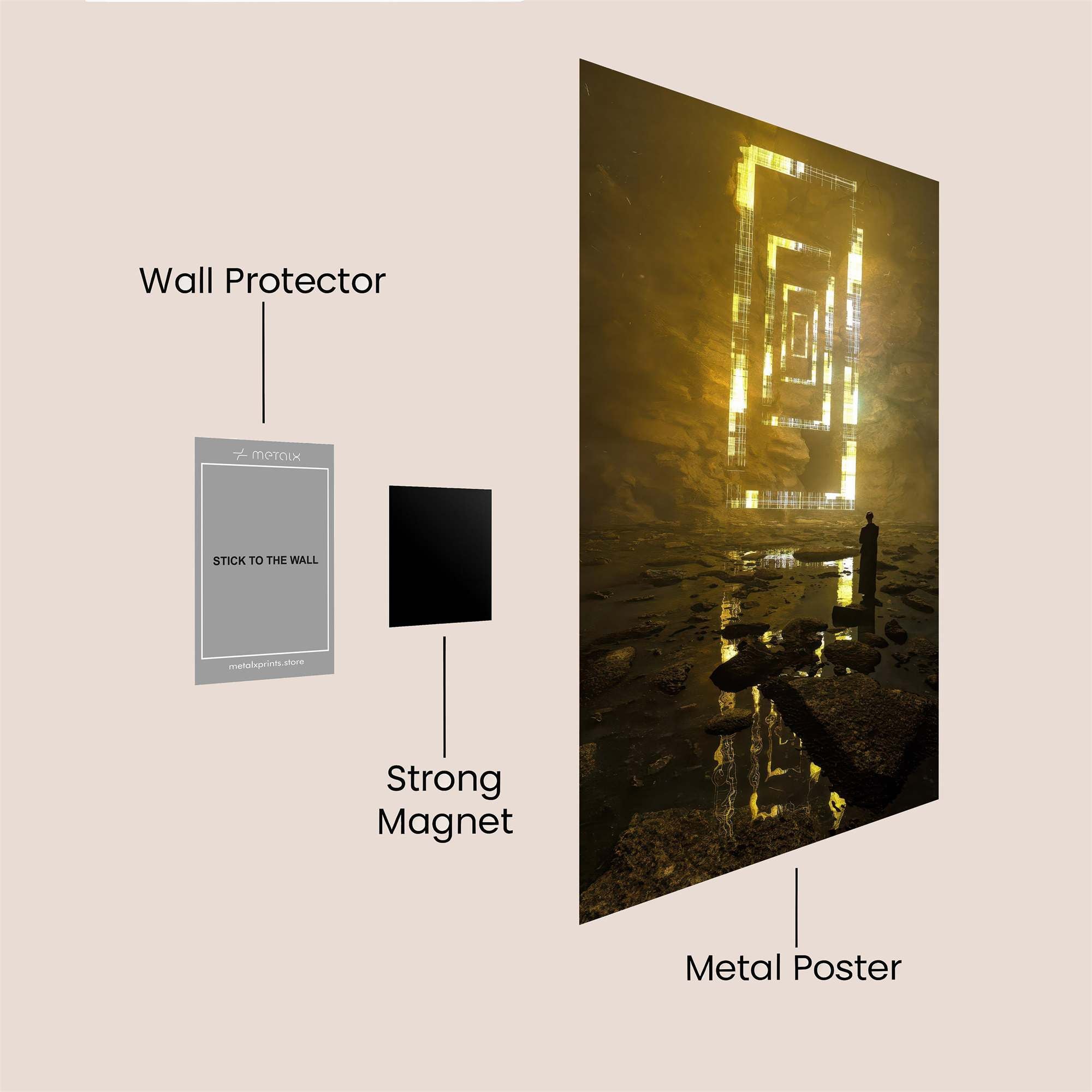 Portal Enigmatic Safe Wall Magnetic / M