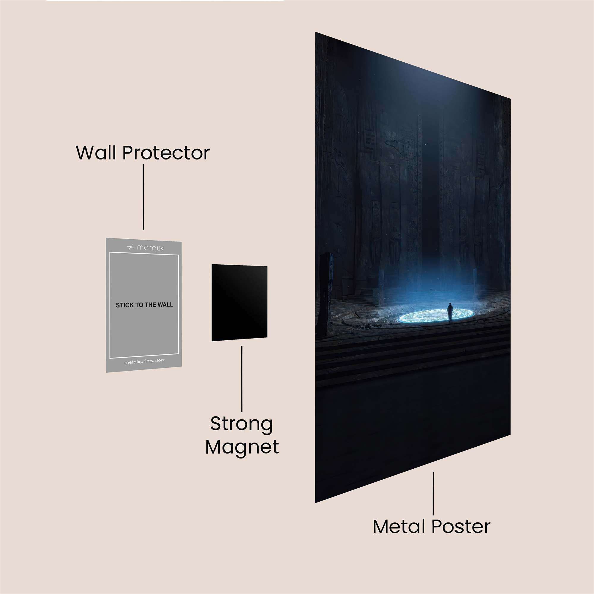 Portal Enigma Safe Wall Magnetic / M