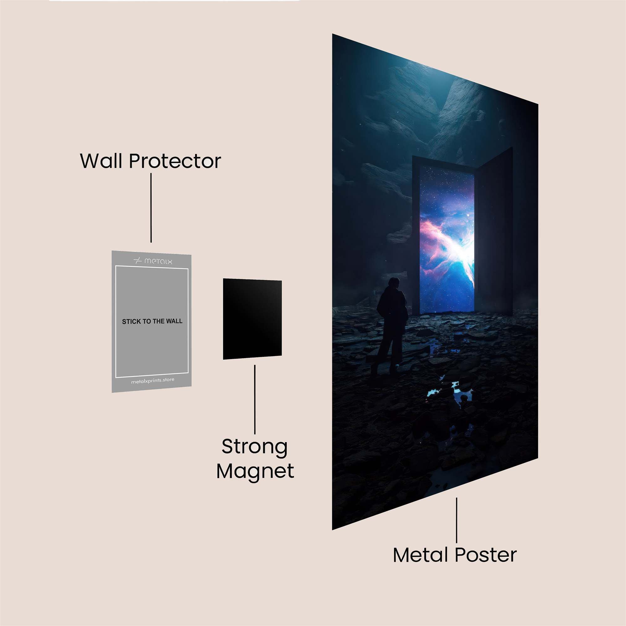 Portal Enigma Safe Wall Magnetic / M